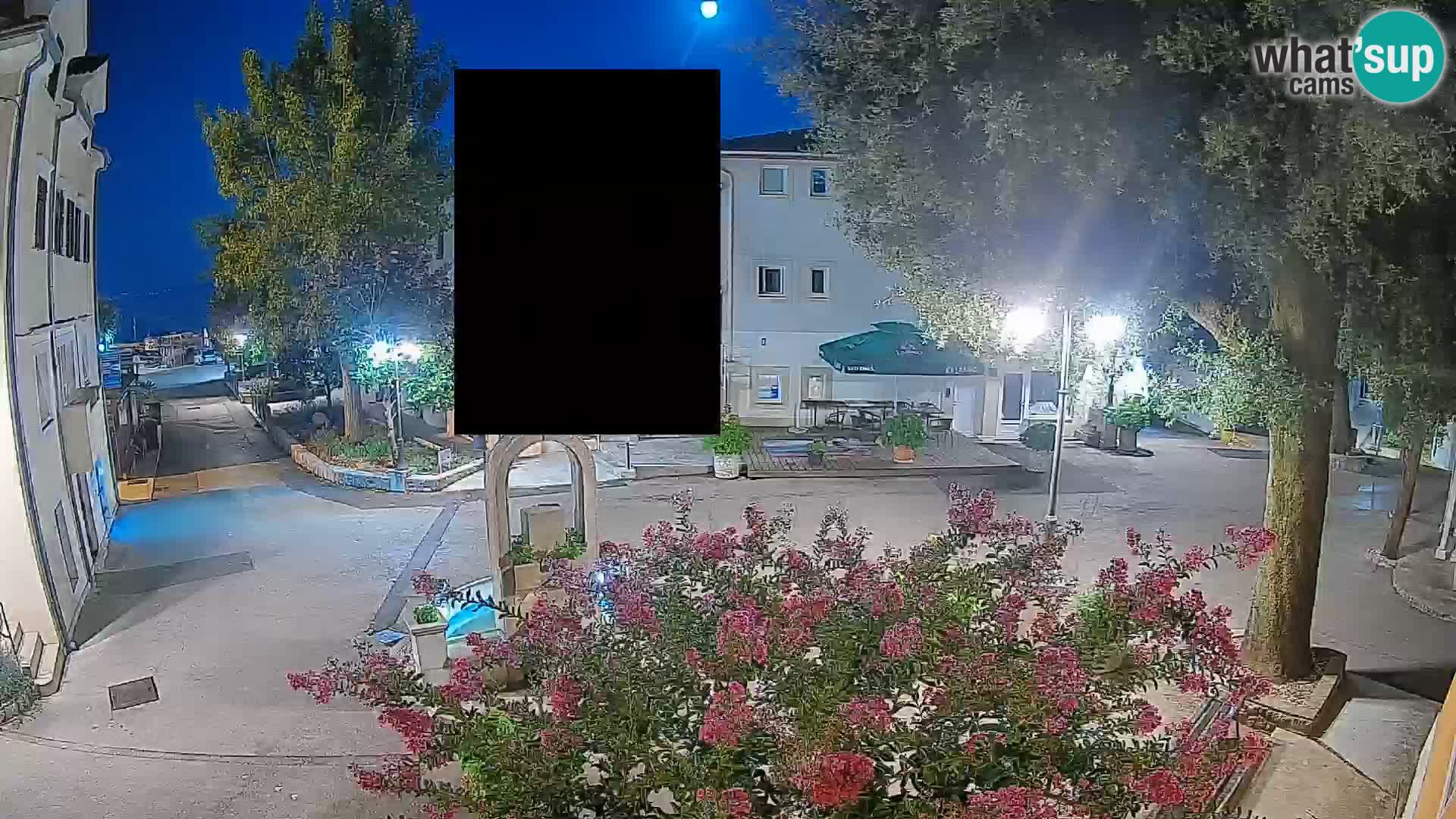 Webcam Mošćenička Draga Center – Live View of the Town Center