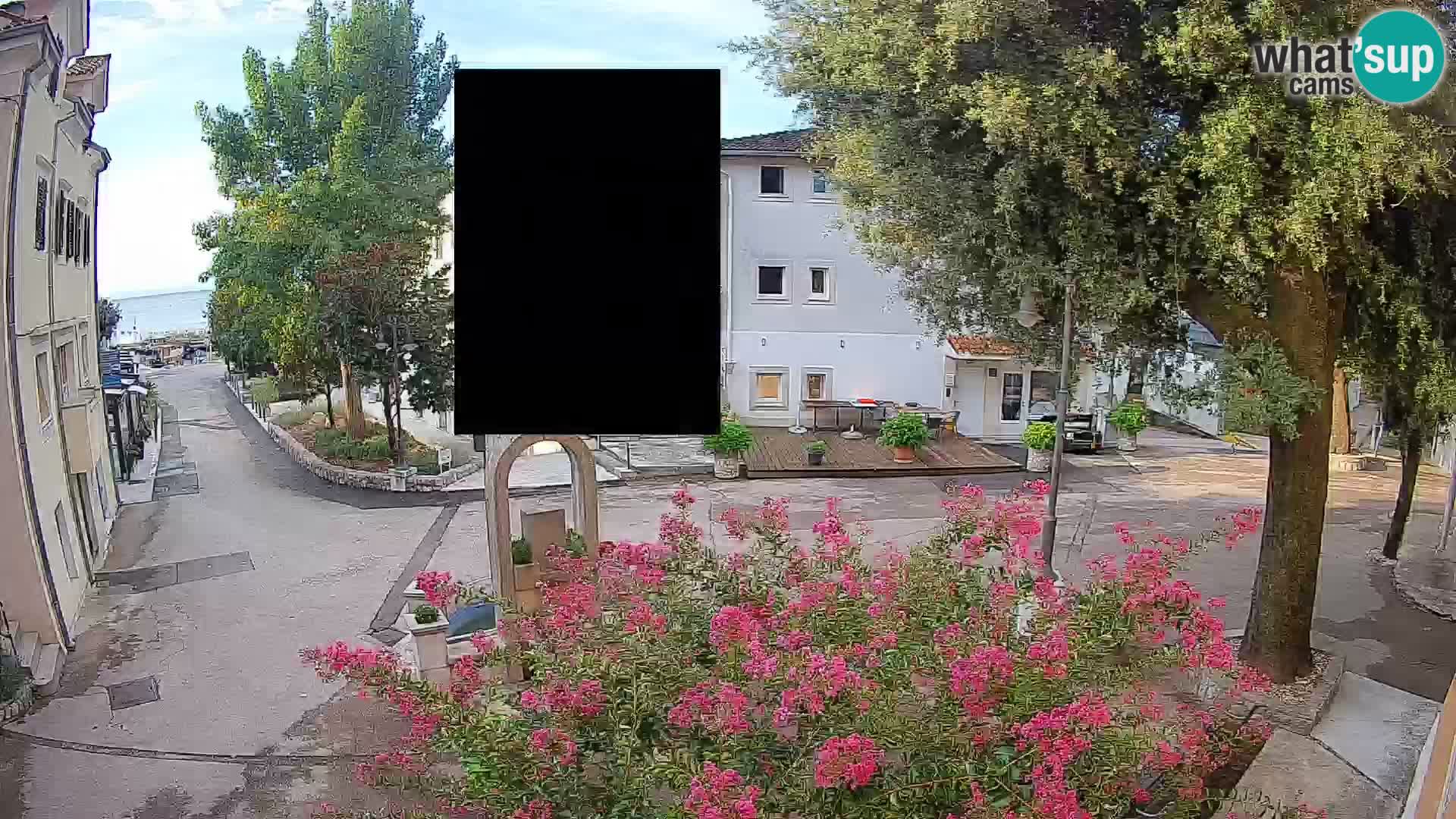 Webcam Mošćenička Draga Zentrum – Liveblick auf das Ortszentrum