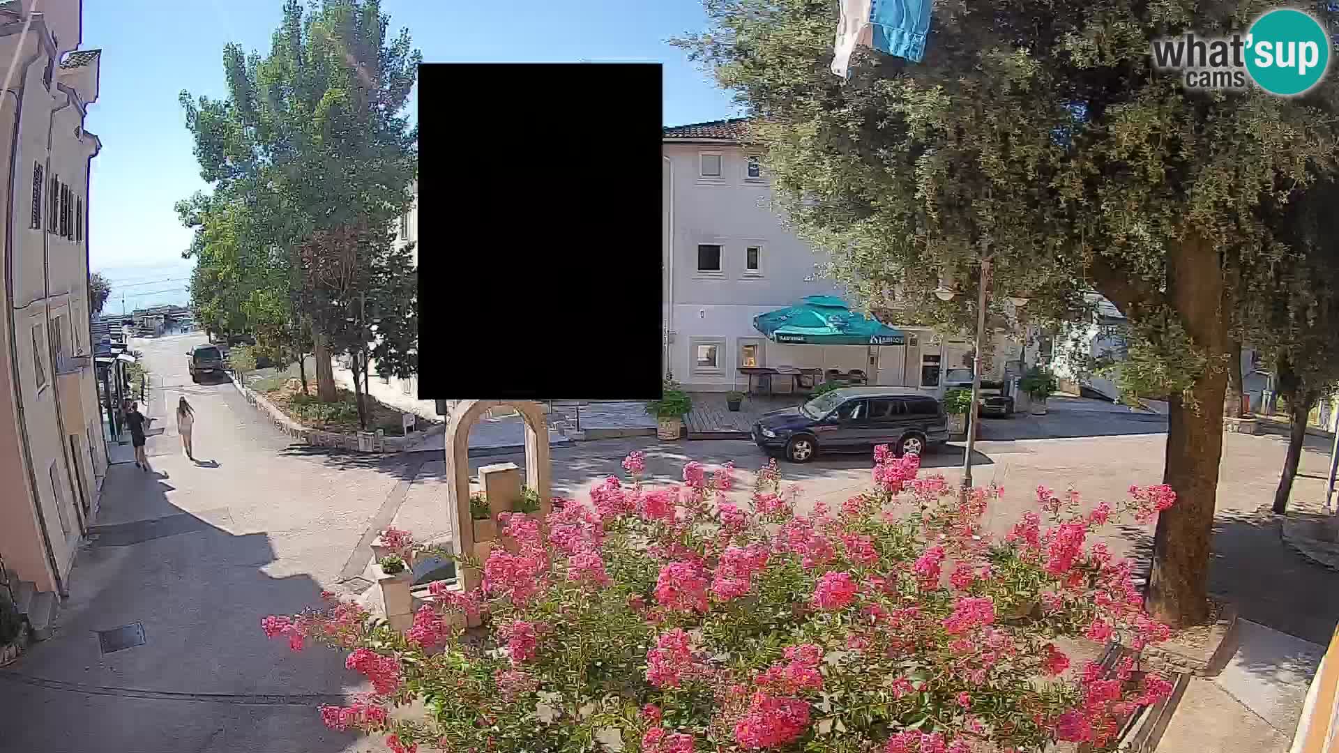 Webcam Centro Draga di Moschiena – Vista live sul centro