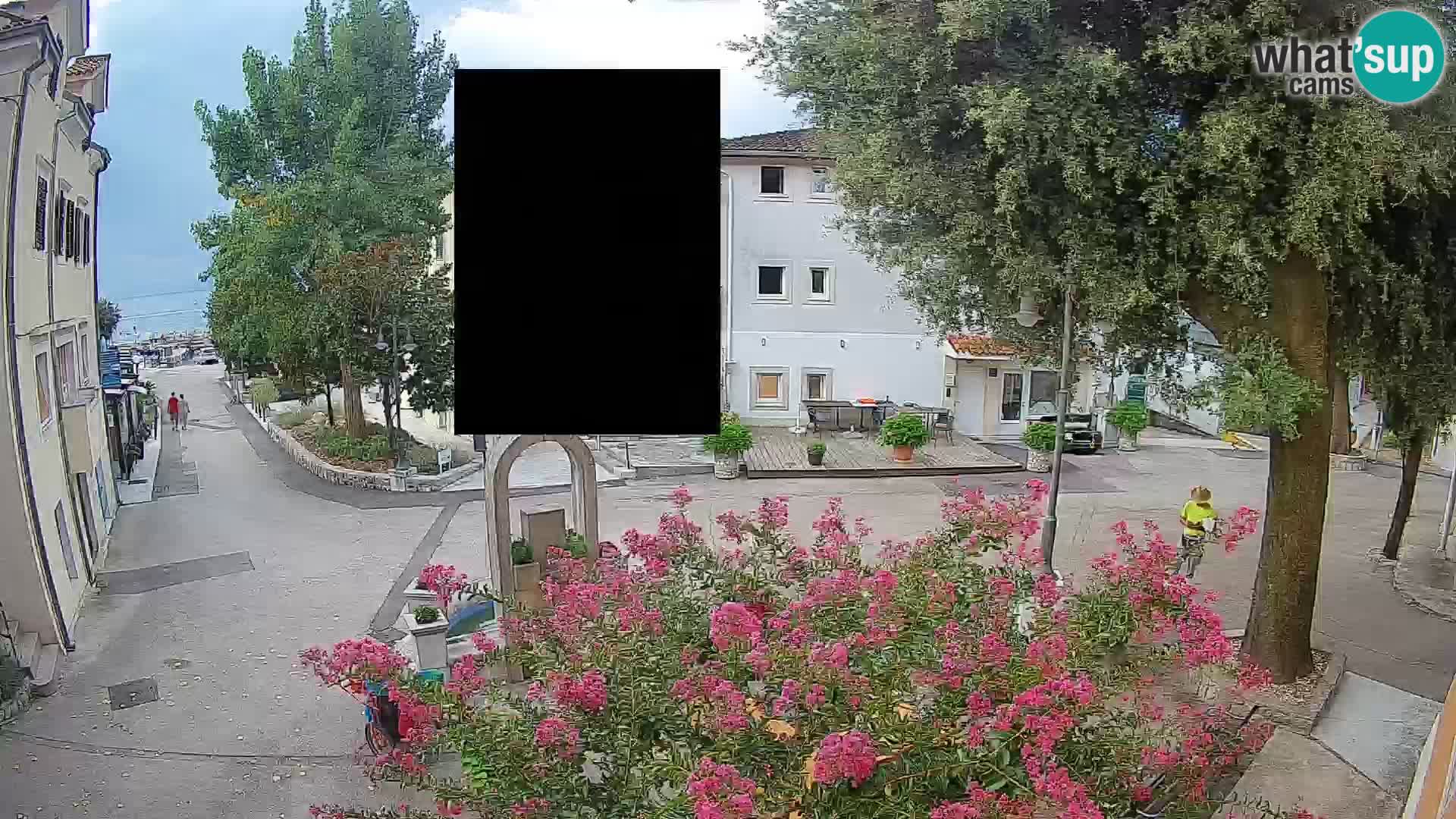 Webcam centre de Mošćenička Draga – Vue en direct du centre-ville
