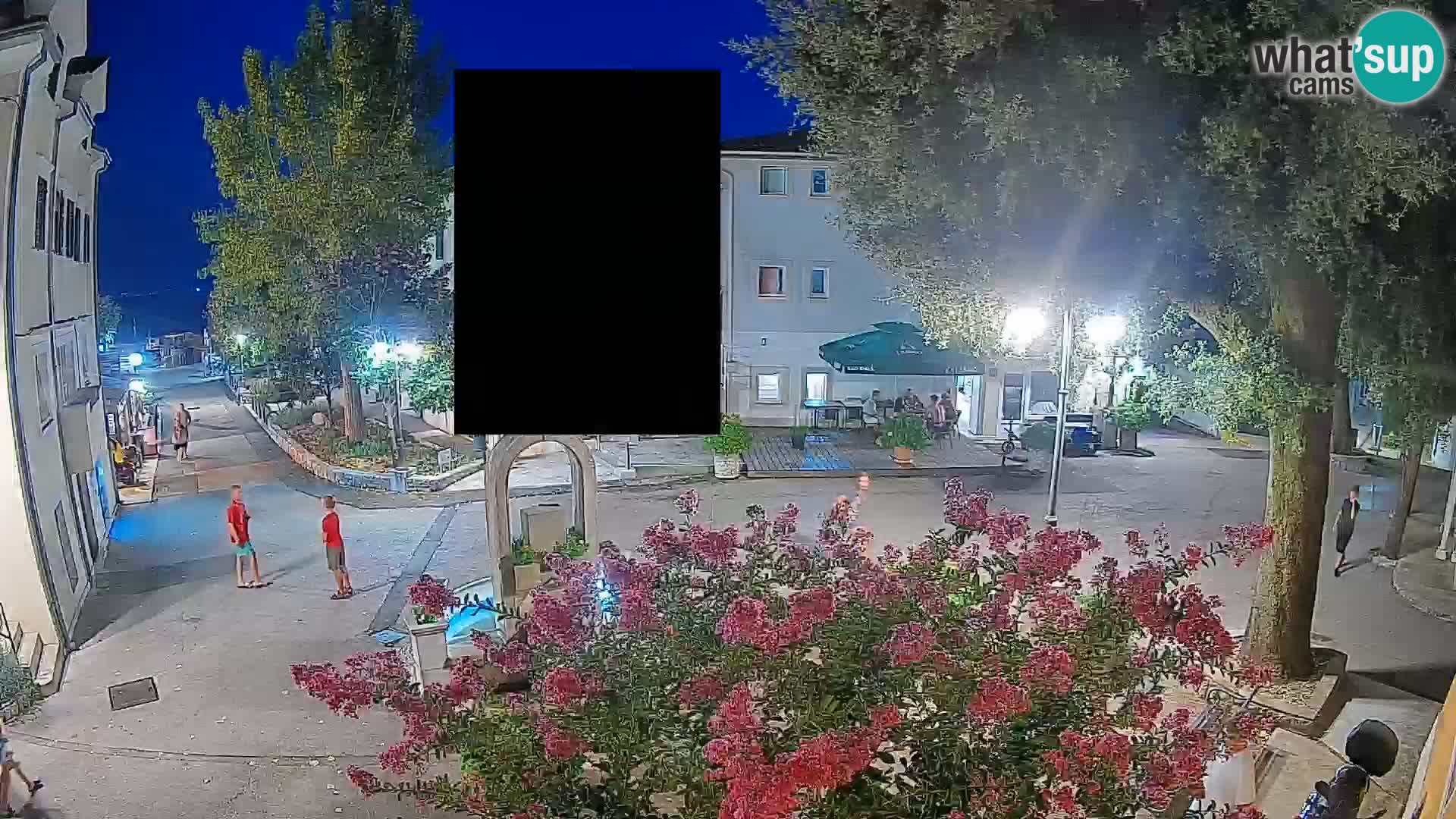Webcam centre de Mošćenička Draga – Vue en direct du centre-ville