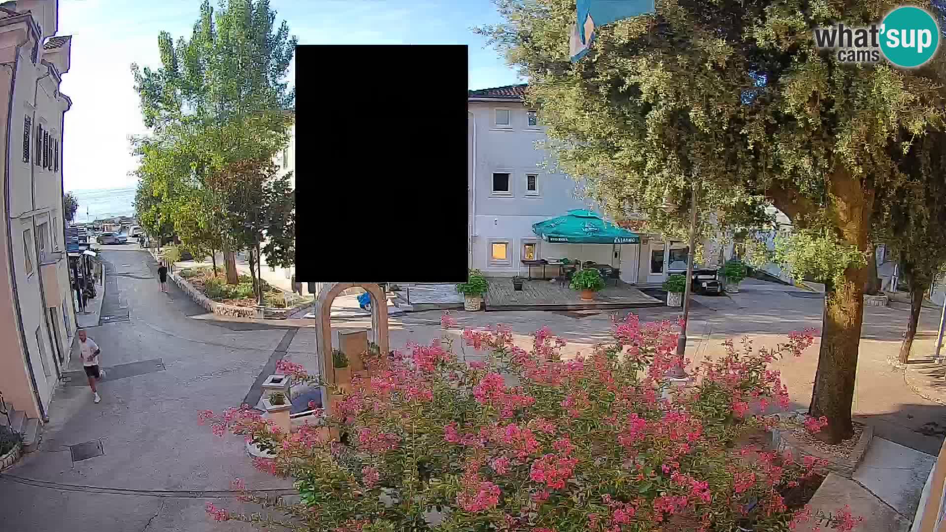 Webcam Centre de Mošćenička Draga – Vue en direct du centre-ville