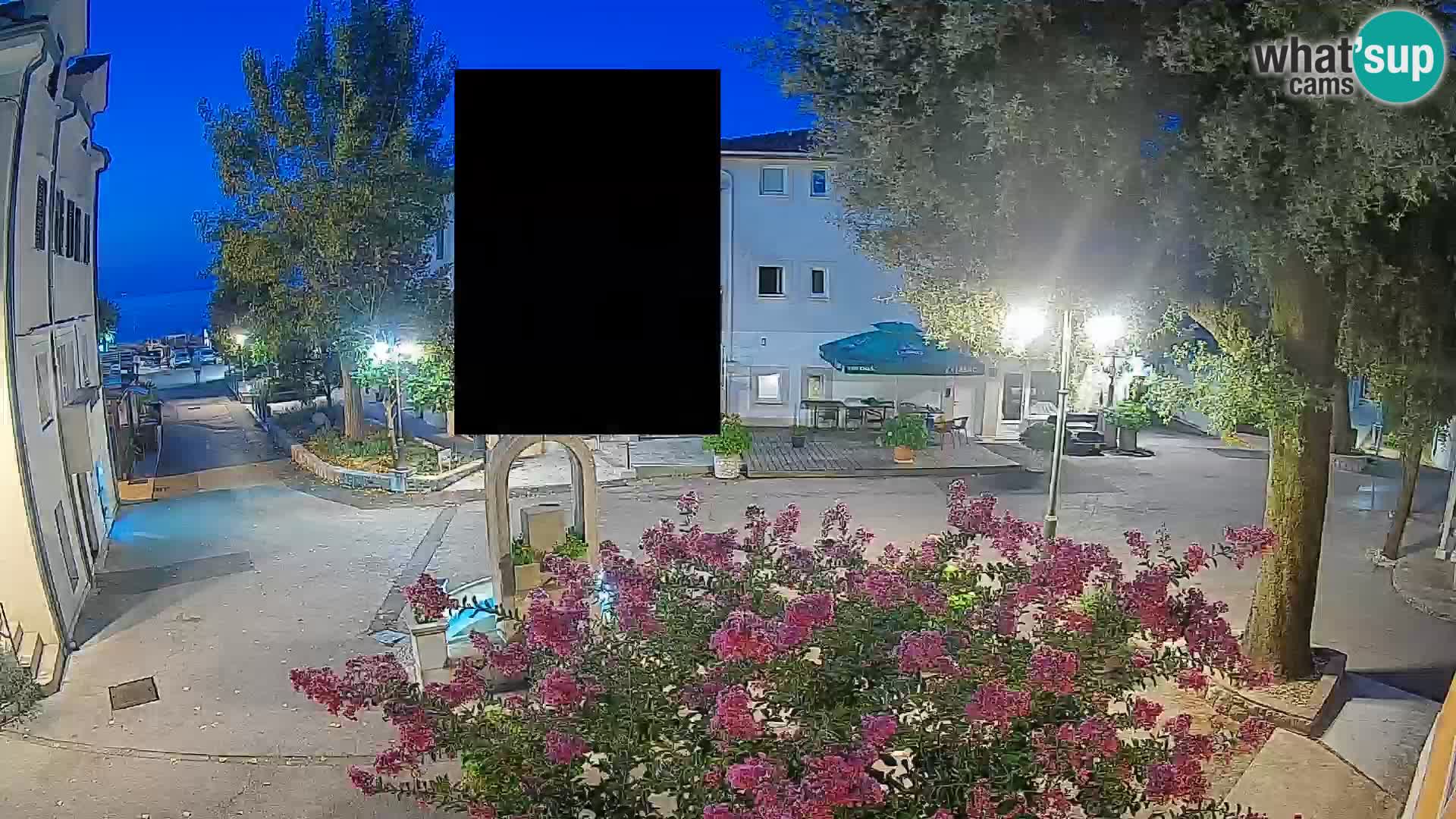 Webcam centre de Mošćenička Draga – Vue en direct du centre-ville
