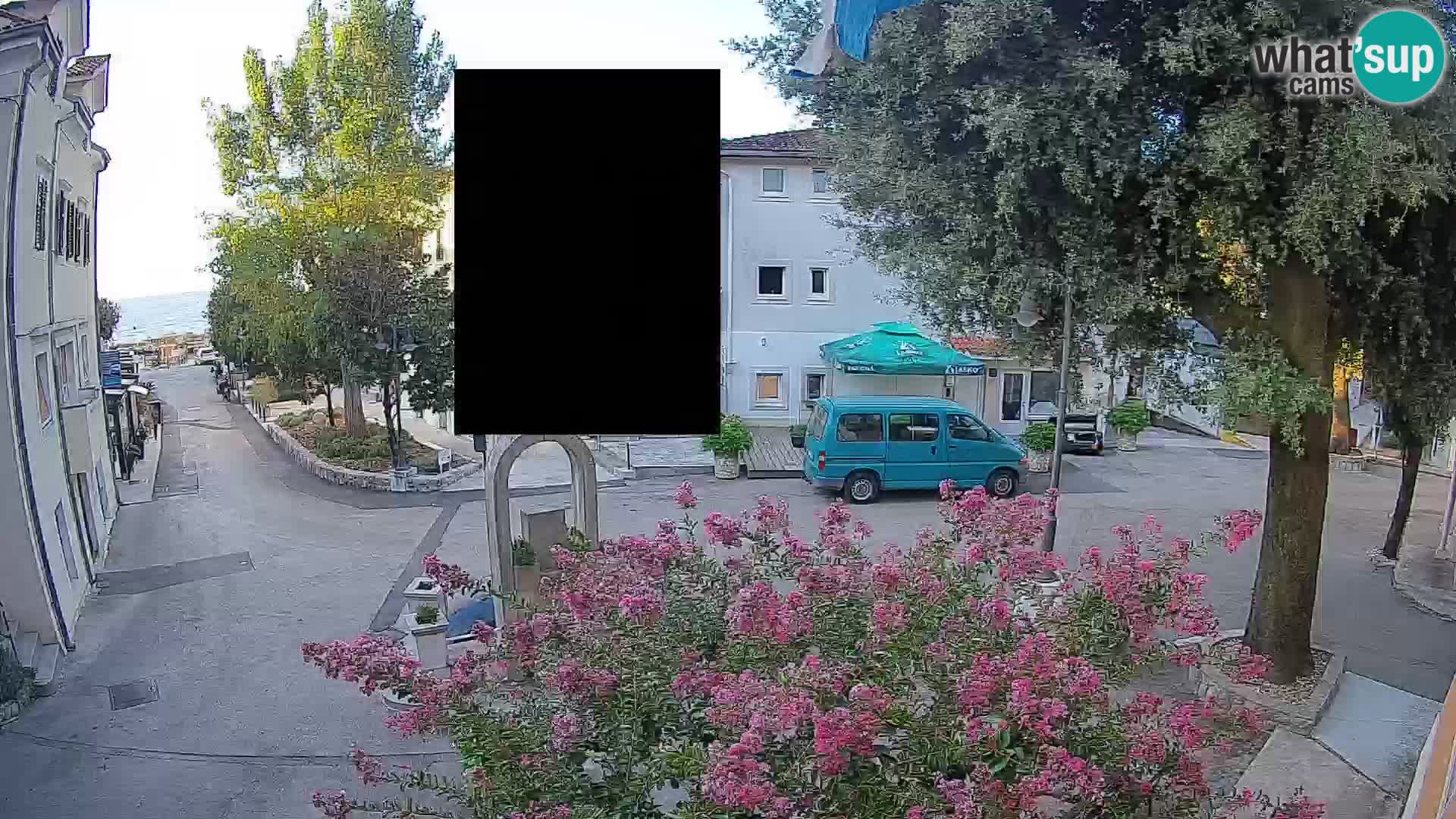 Webcam Mošćenička Draga Zentrum – Liveblick auf das Ortszentrum