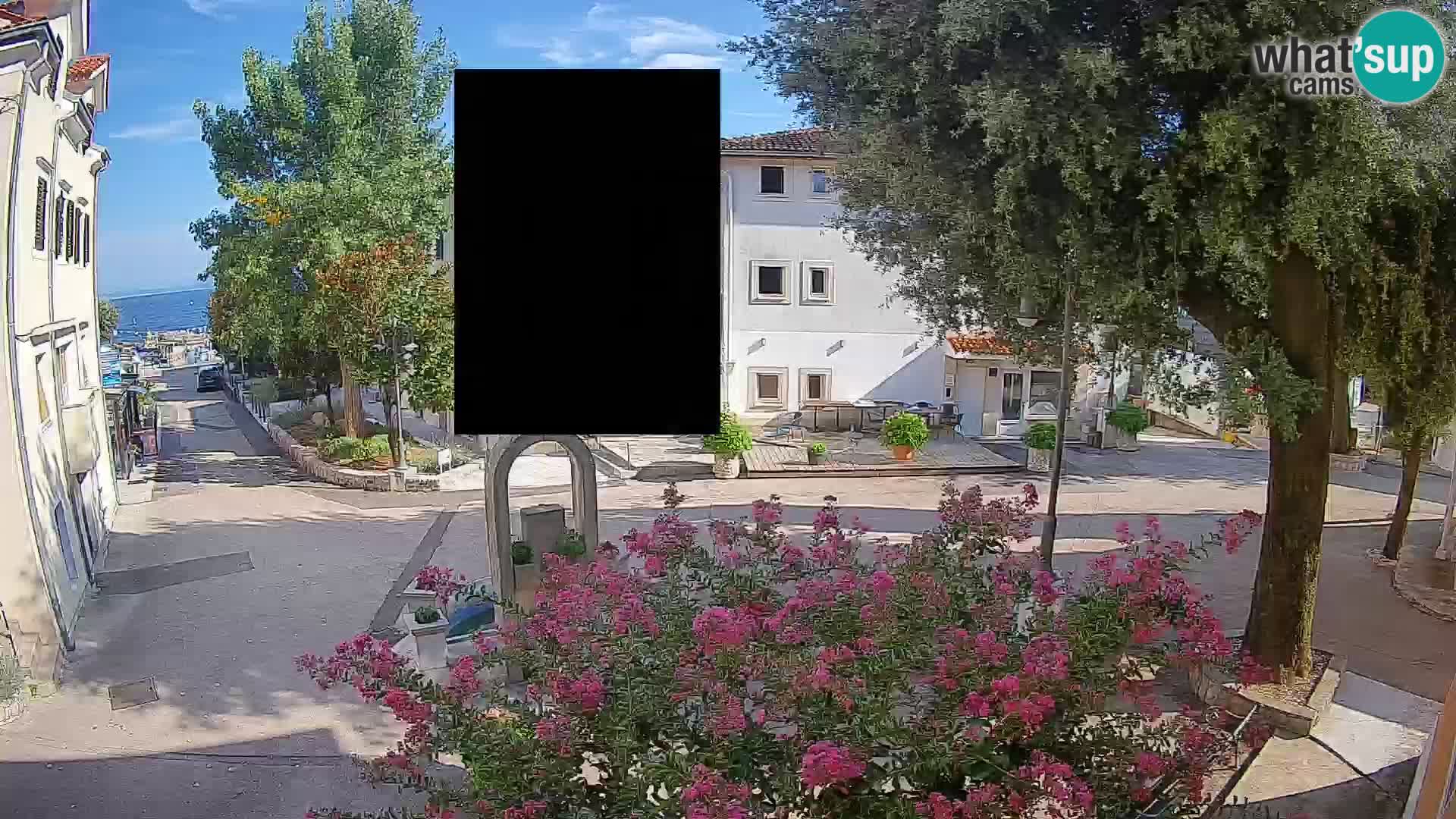Webcam Centro Draga di Moschiena – Vista live sul centro