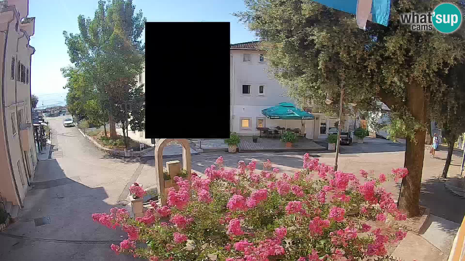 Webcam Mošćenička Draga Zentrum – Liveblick auf das Ortszentrum