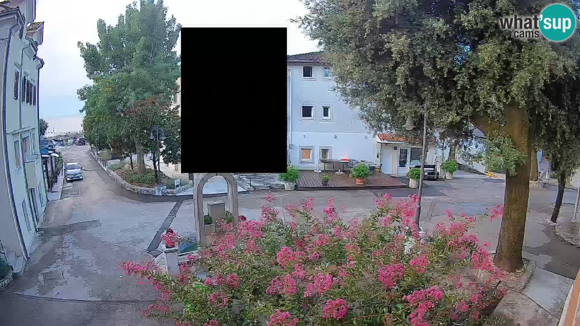 Webcam Mošćenička Draga Zentrum – Liveblick auf das Ortszentrum