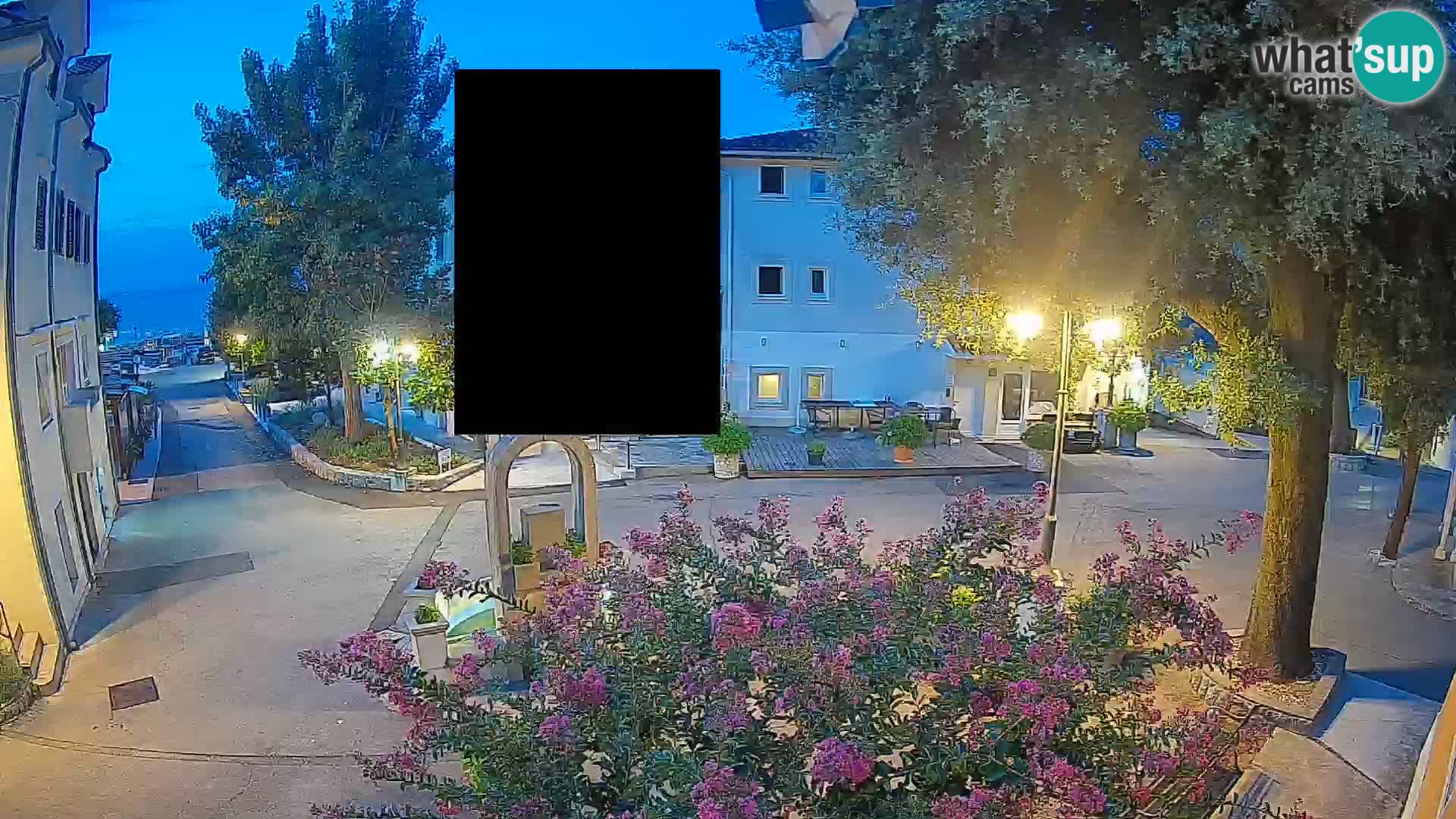 Webcam Mošćenička Draga Zentrum – Liveblick auf das Ortszentrum