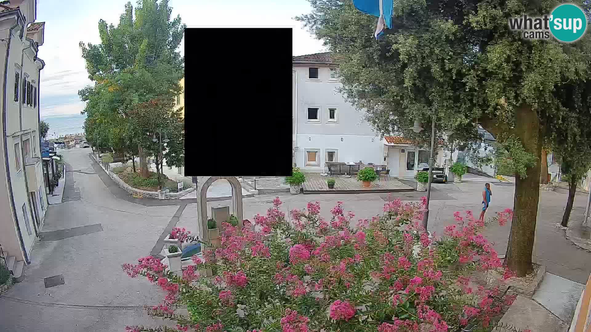 Webcam Mošćenička Draga Zentrum – Liveblick auf das Ortszentrum