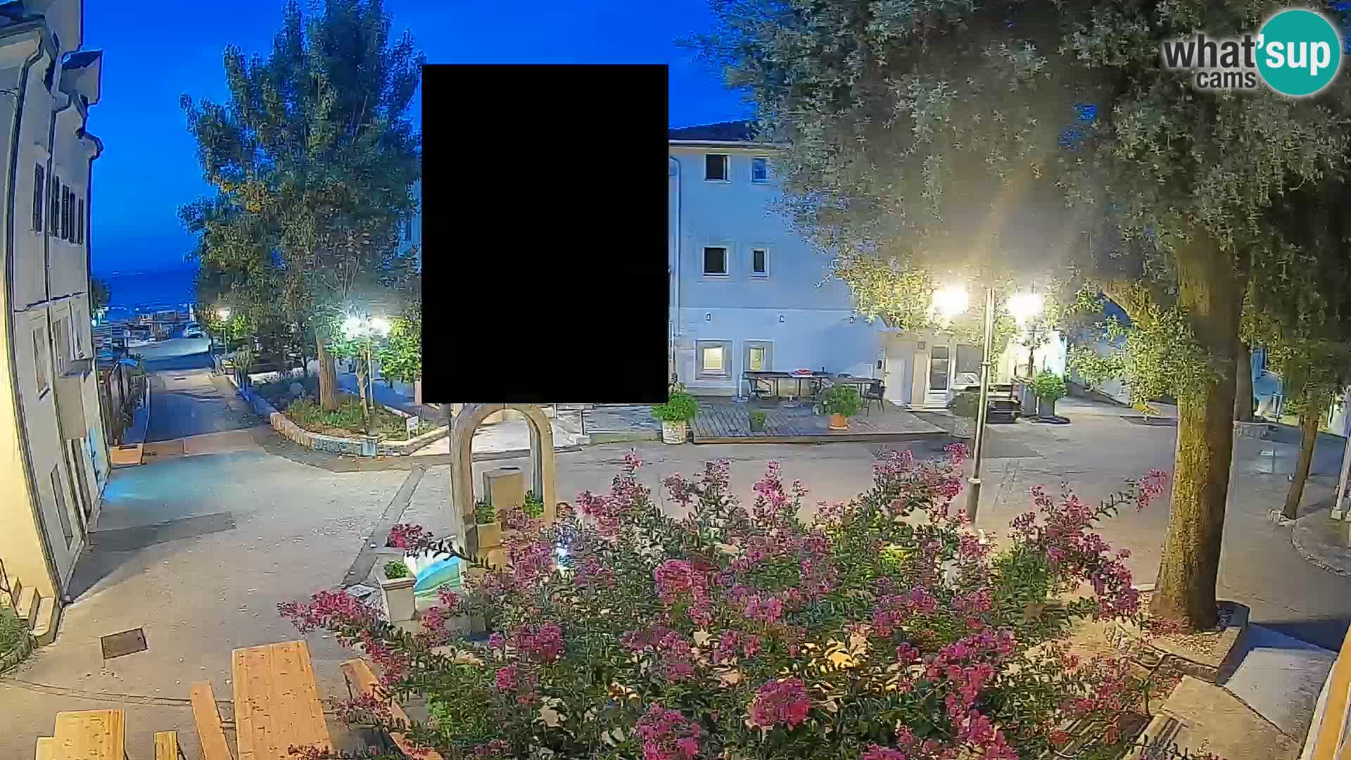 Webcam Mošćenička Draga Zentrum – Liveblick auf das Ortszentrum