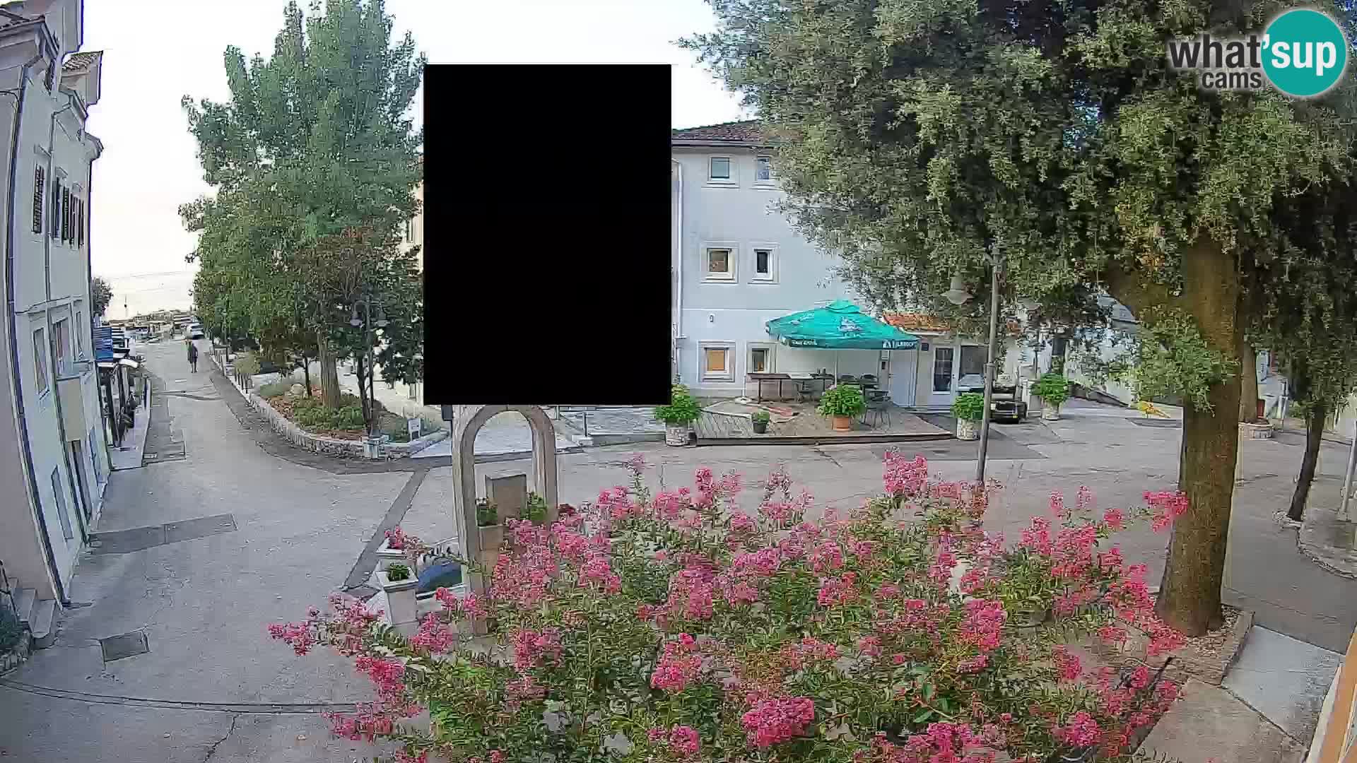 Webcam centre de Mošćenička Draga – Vue en direct du centre-ville
