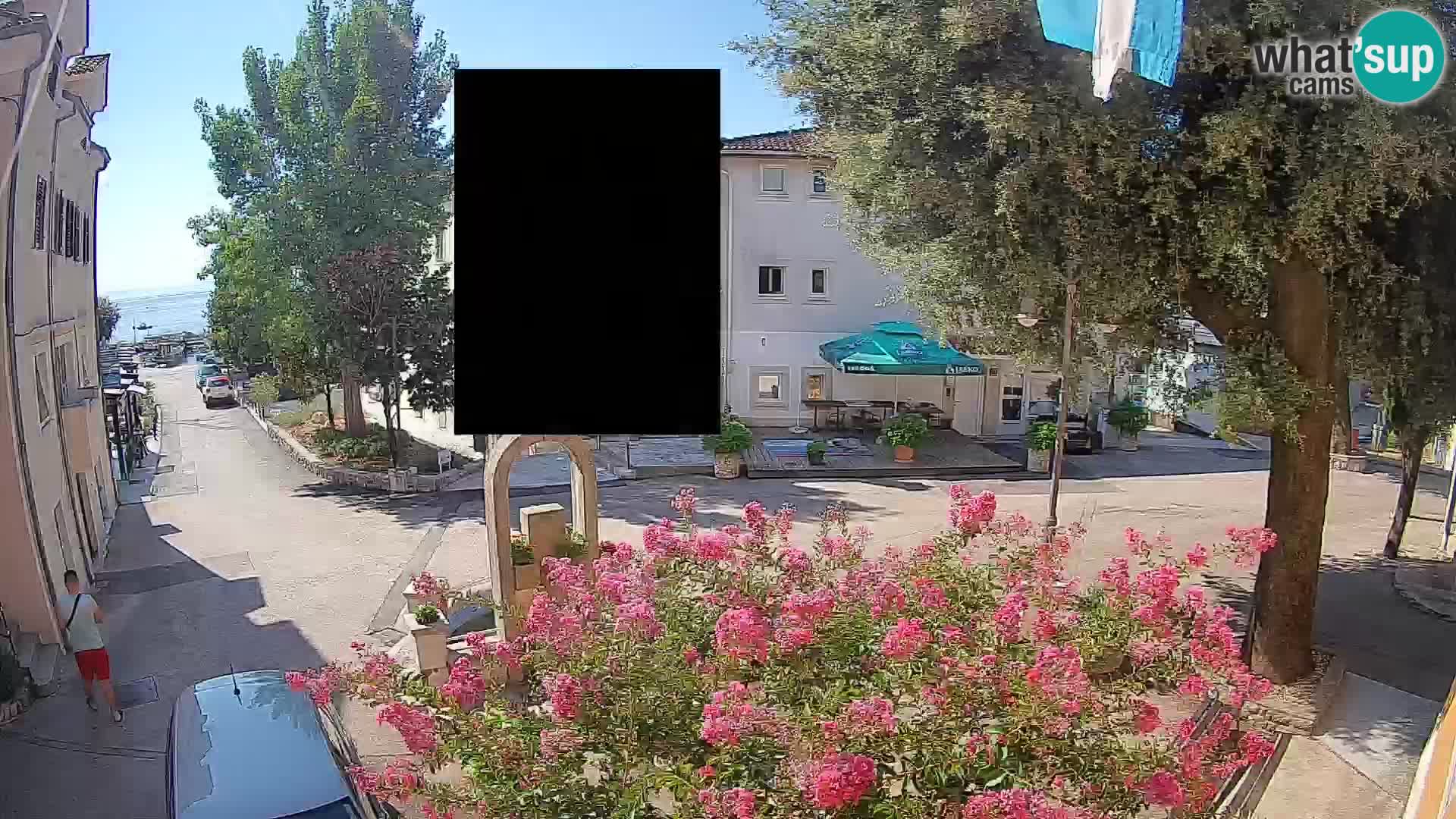 Webcam Centro Draga di Moschiena – Vista live sul centro