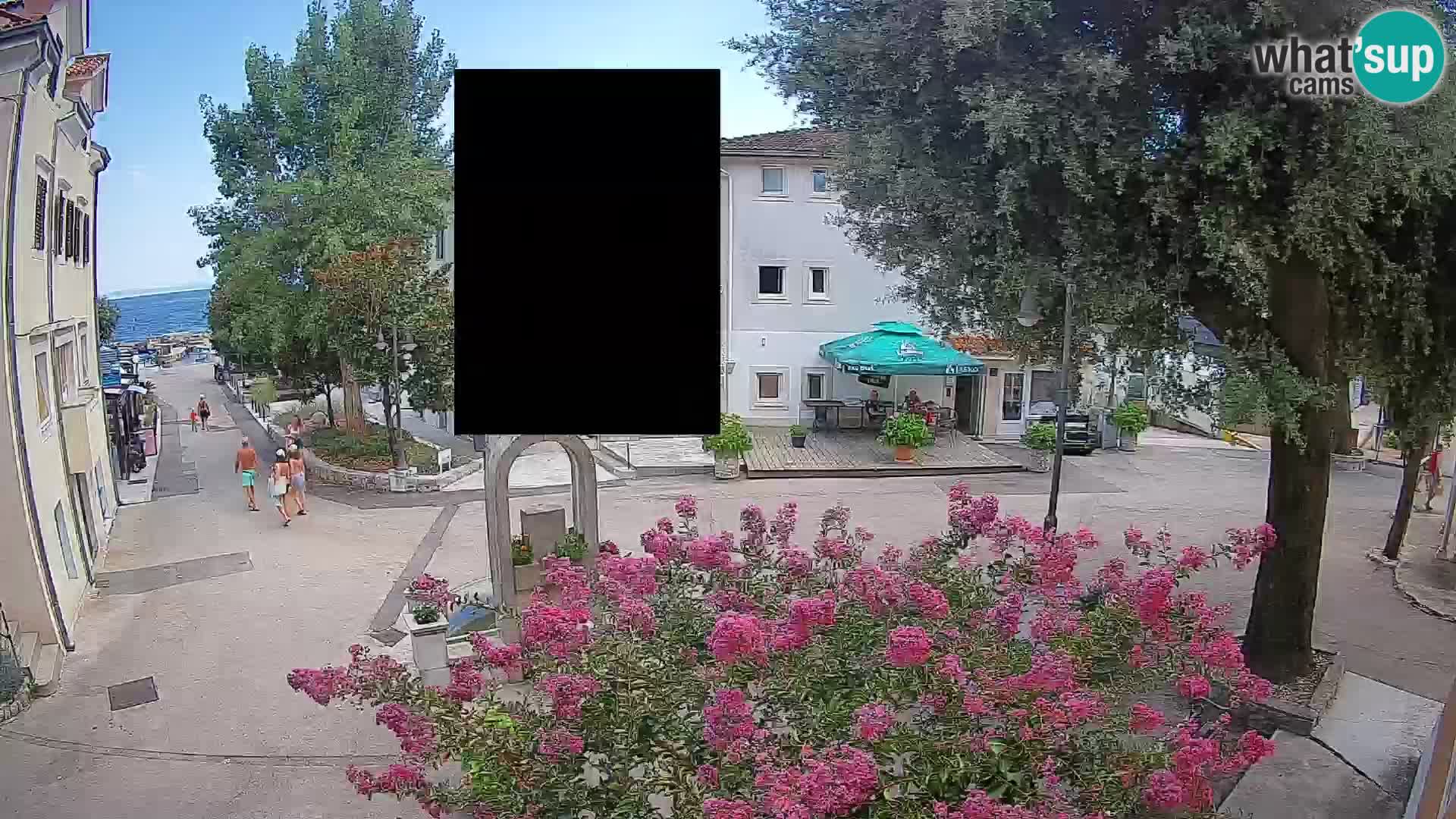 Webcam centre de Mošćenička Draga – Vue en direct du centre-ville