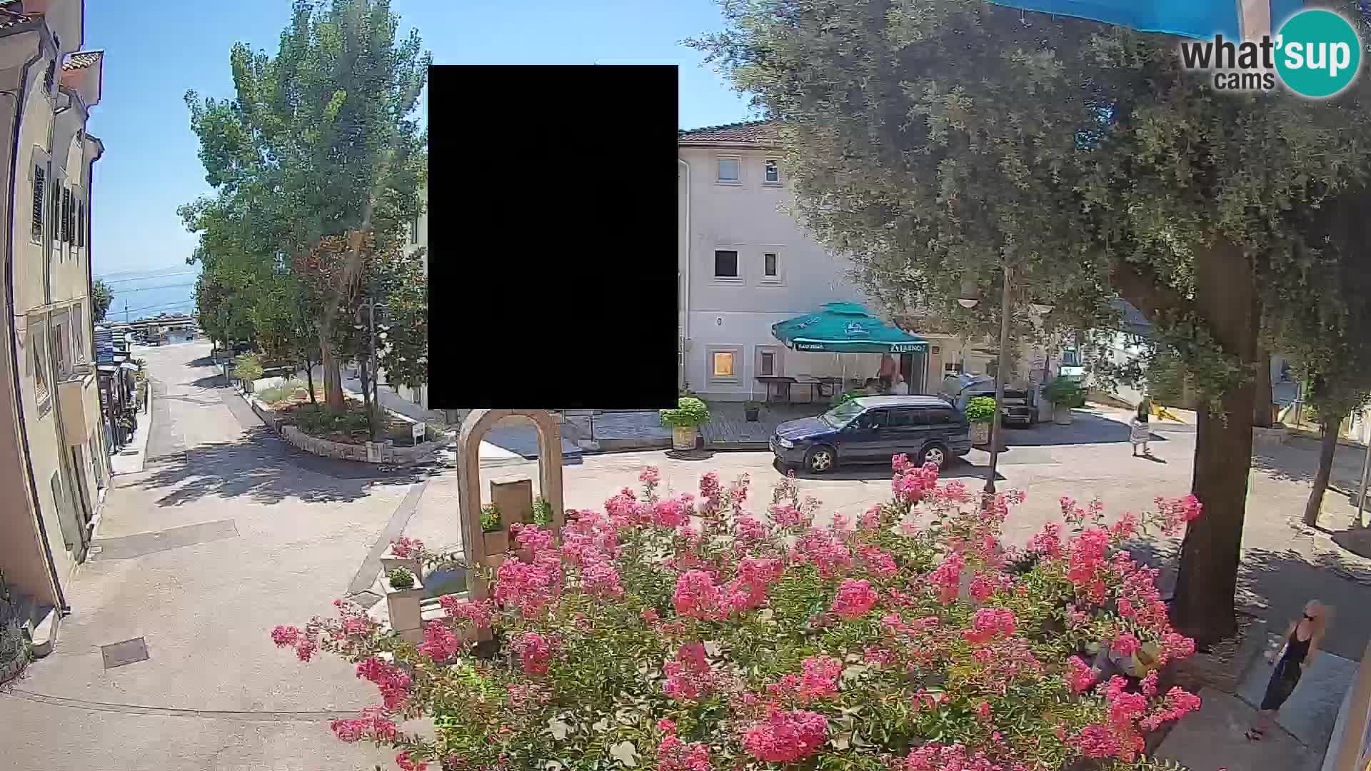 Spletna kamera center Mošćeniška Draga – Pogled v živo