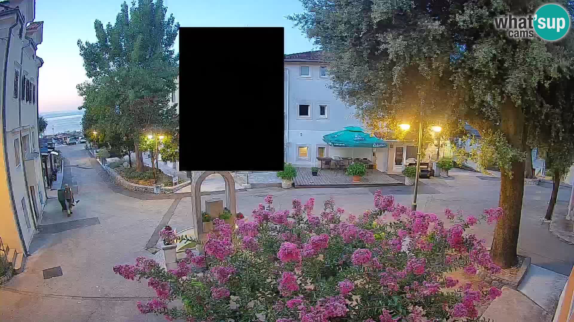 Webcam Mošćenička Draga Center – Live View of the Town Center