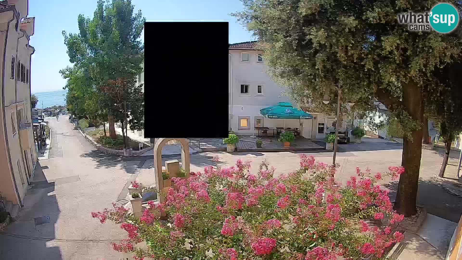 Webcam Centro Draga di Moschiena – Vista live sul centro