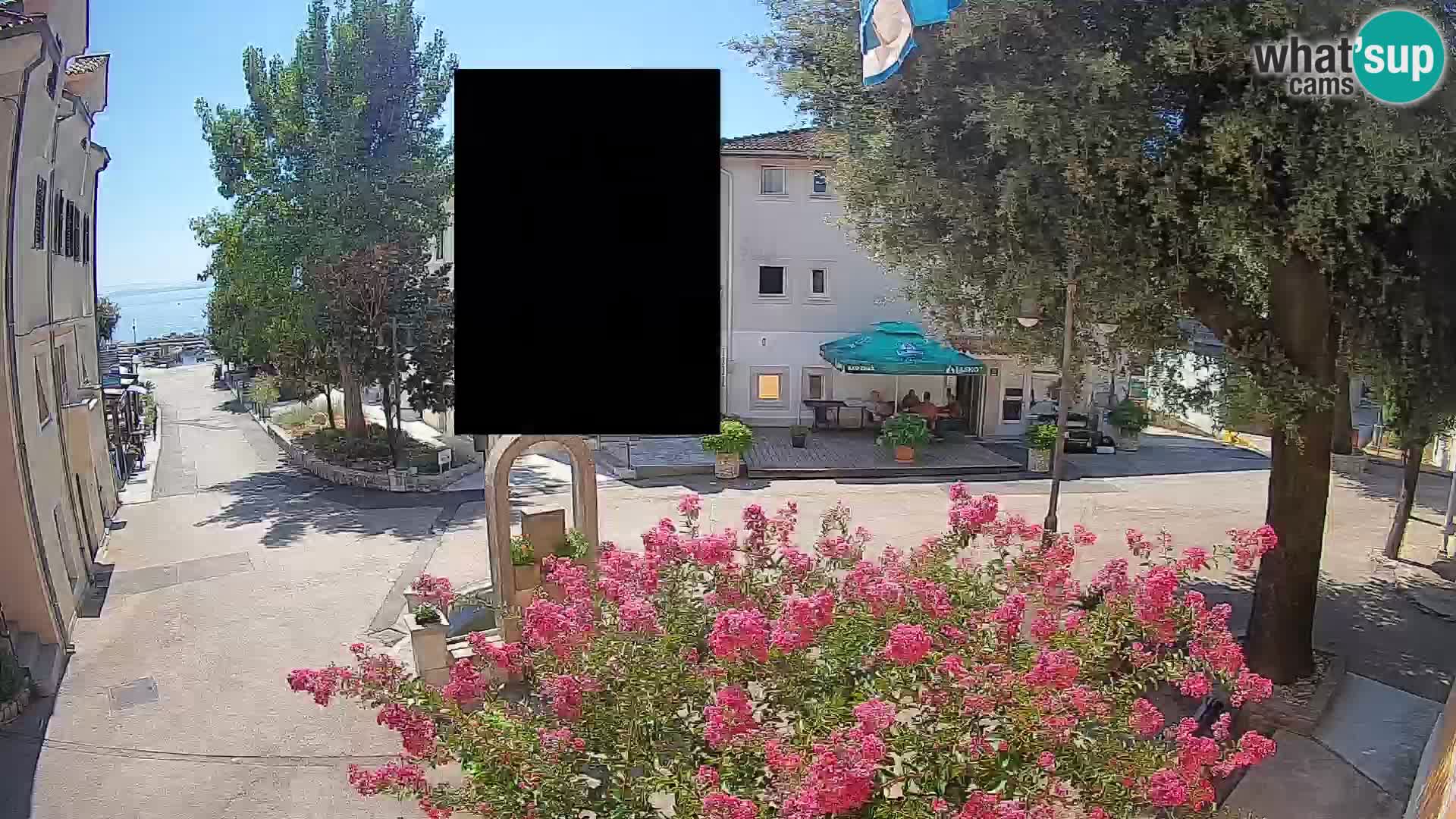 Webcam Centro Draga di Moschiena – Vista live sul centro