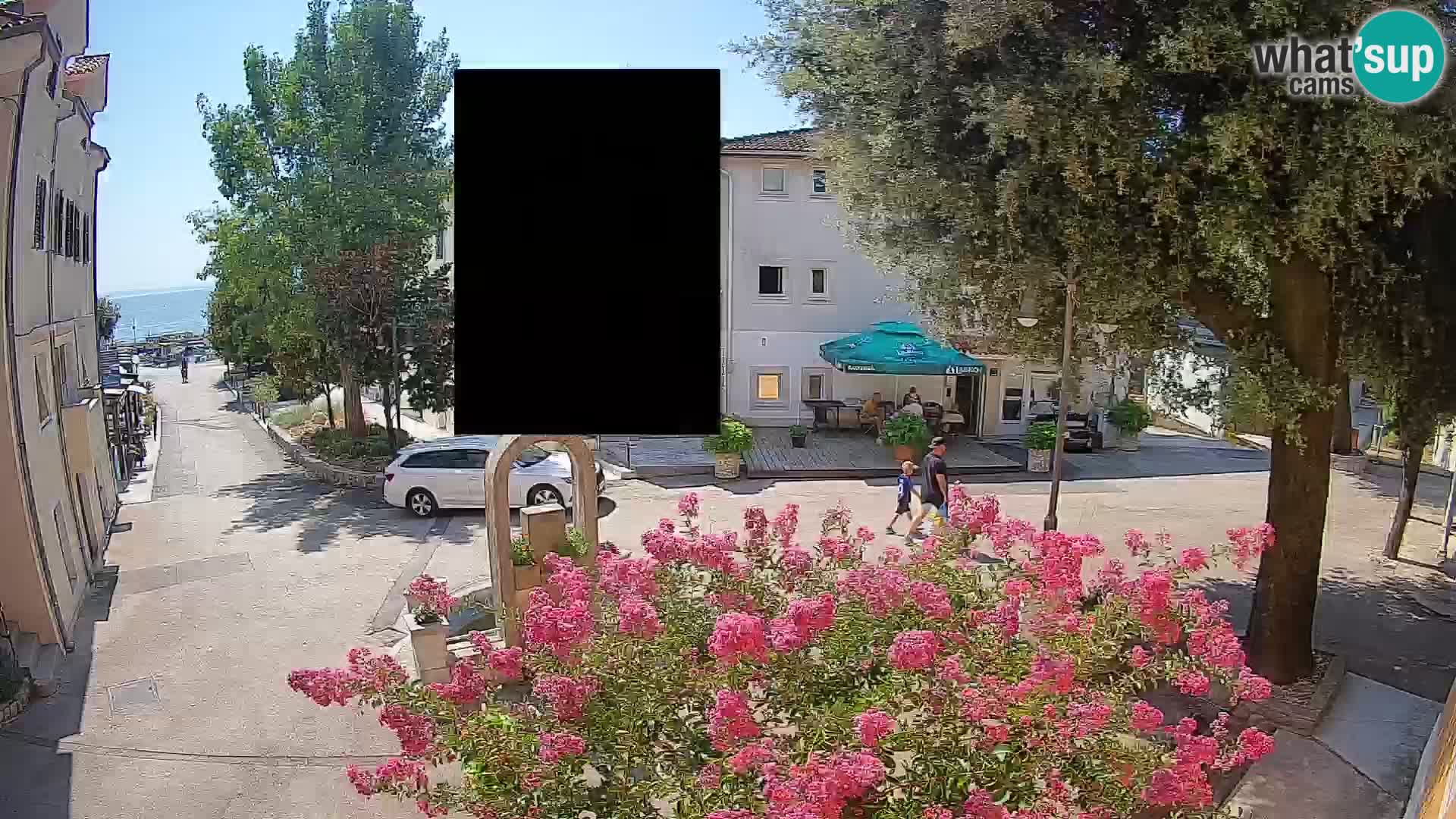 Web kamera centar Mošćeničke Drage – Pogled uživo
