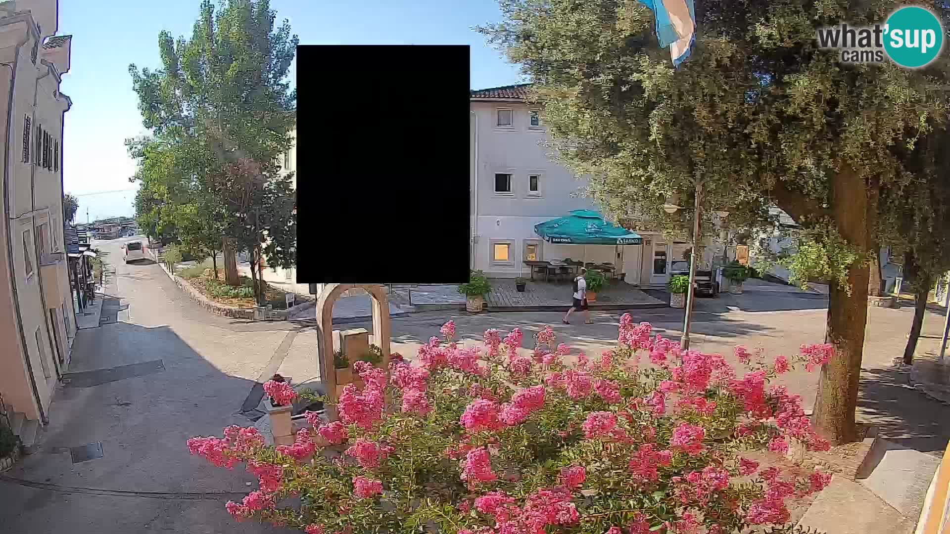 Webcam Mošćenička Draga Zentrum – Liveblick auf das Ortszentrum