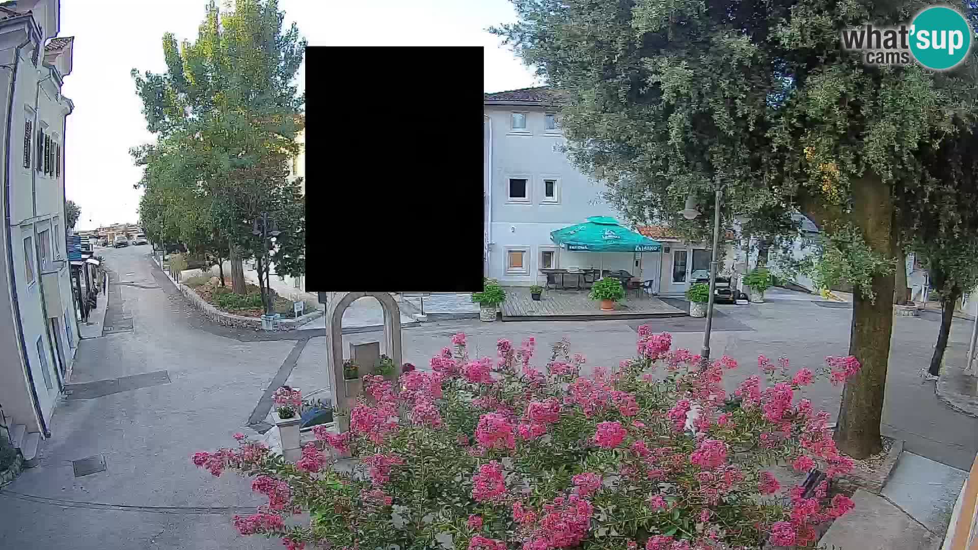 Webcam Mošćenička Draga Center – Live View of the Town Center