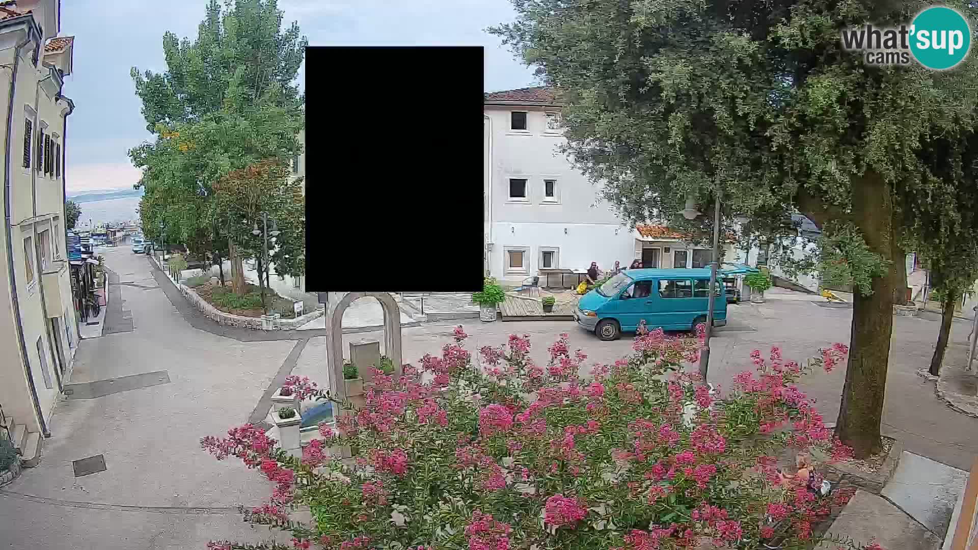 Webcam Centro Draga di Moschiena – Vista live sul centro