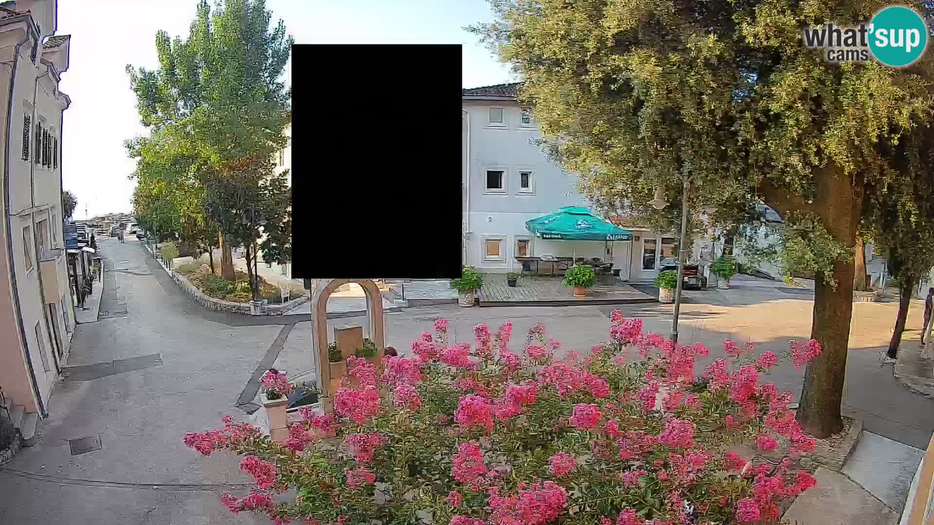 Webcam Mošćenička Draga Center – Live View of the Town Center