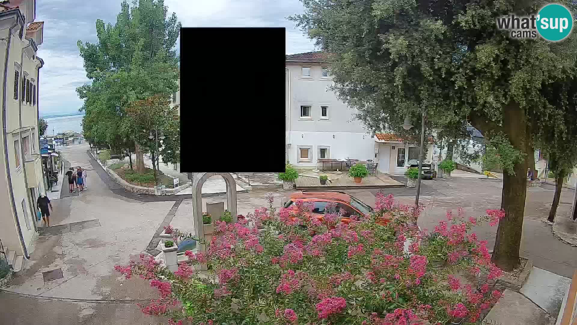 Webcam centre de Mošćenička Draga – Vue en direct du centre-ville