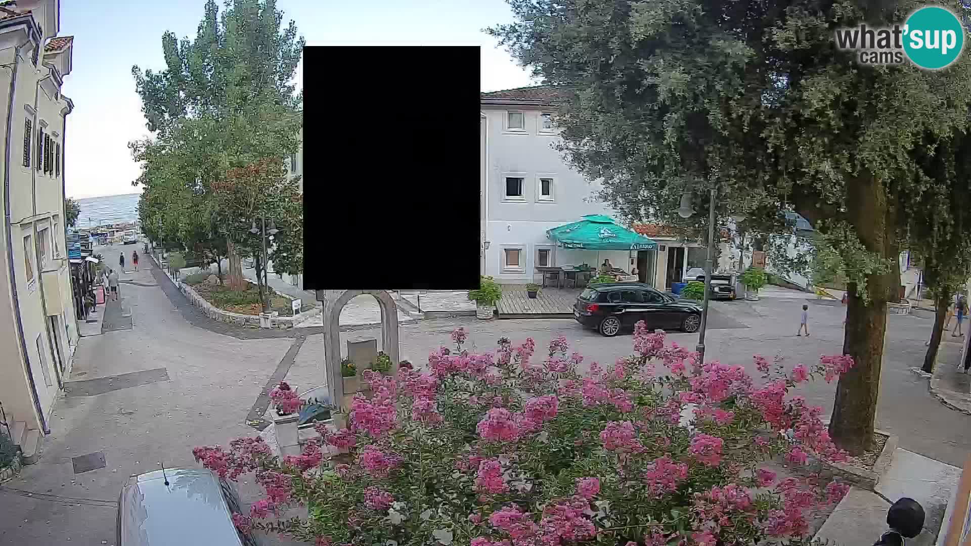 Webcam Mošćenička Draga Zentrum – Liveblick auf das Ortszentrum