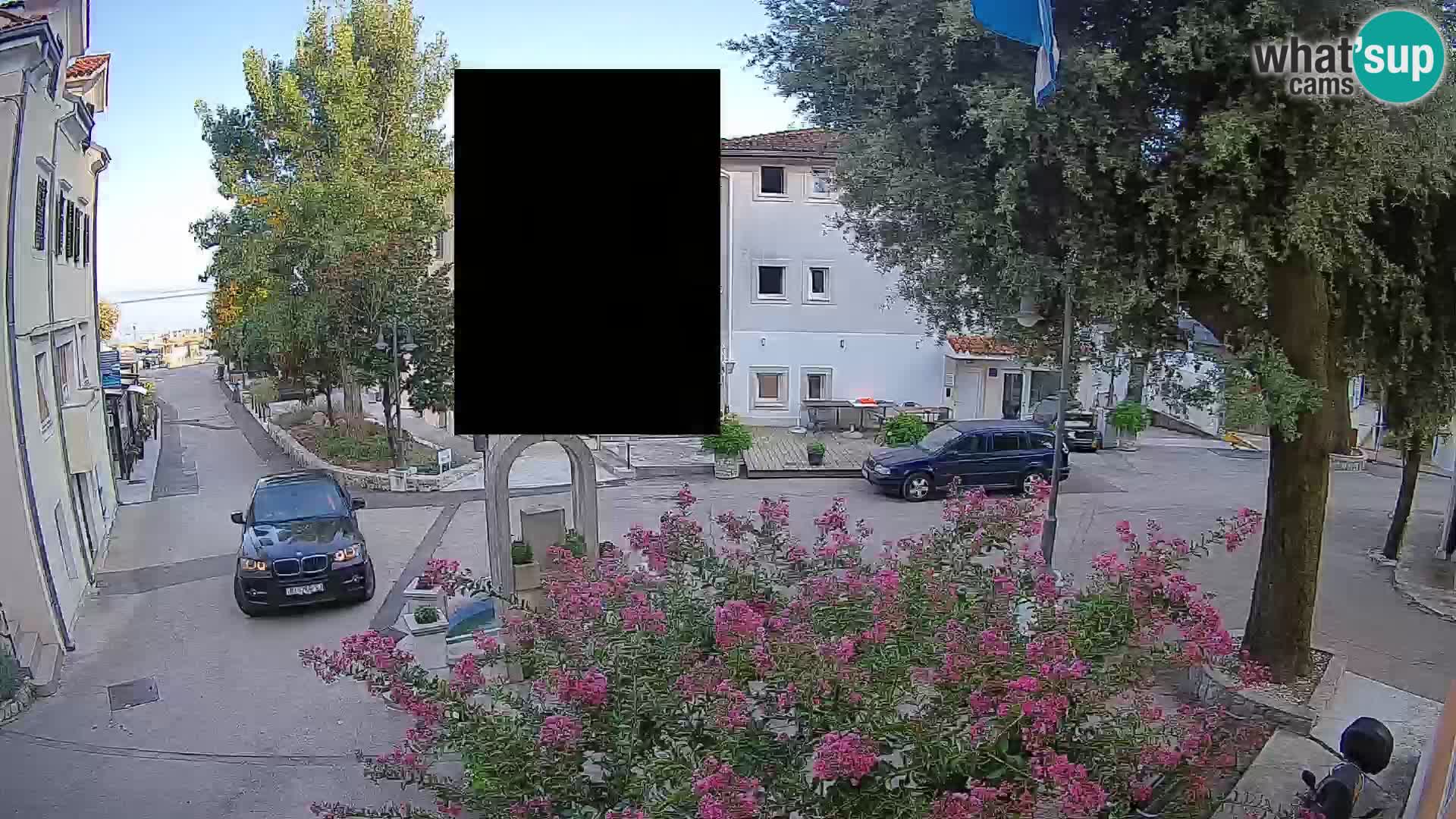 Webcam Centre de Mošćenička Draga – Vue en direct du centre-ville