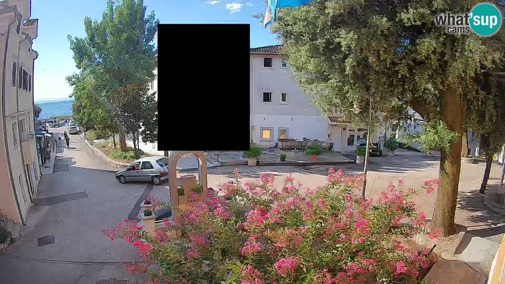 Webcam centre de Mošćenička Draga – Vue en direct du centre-ville
