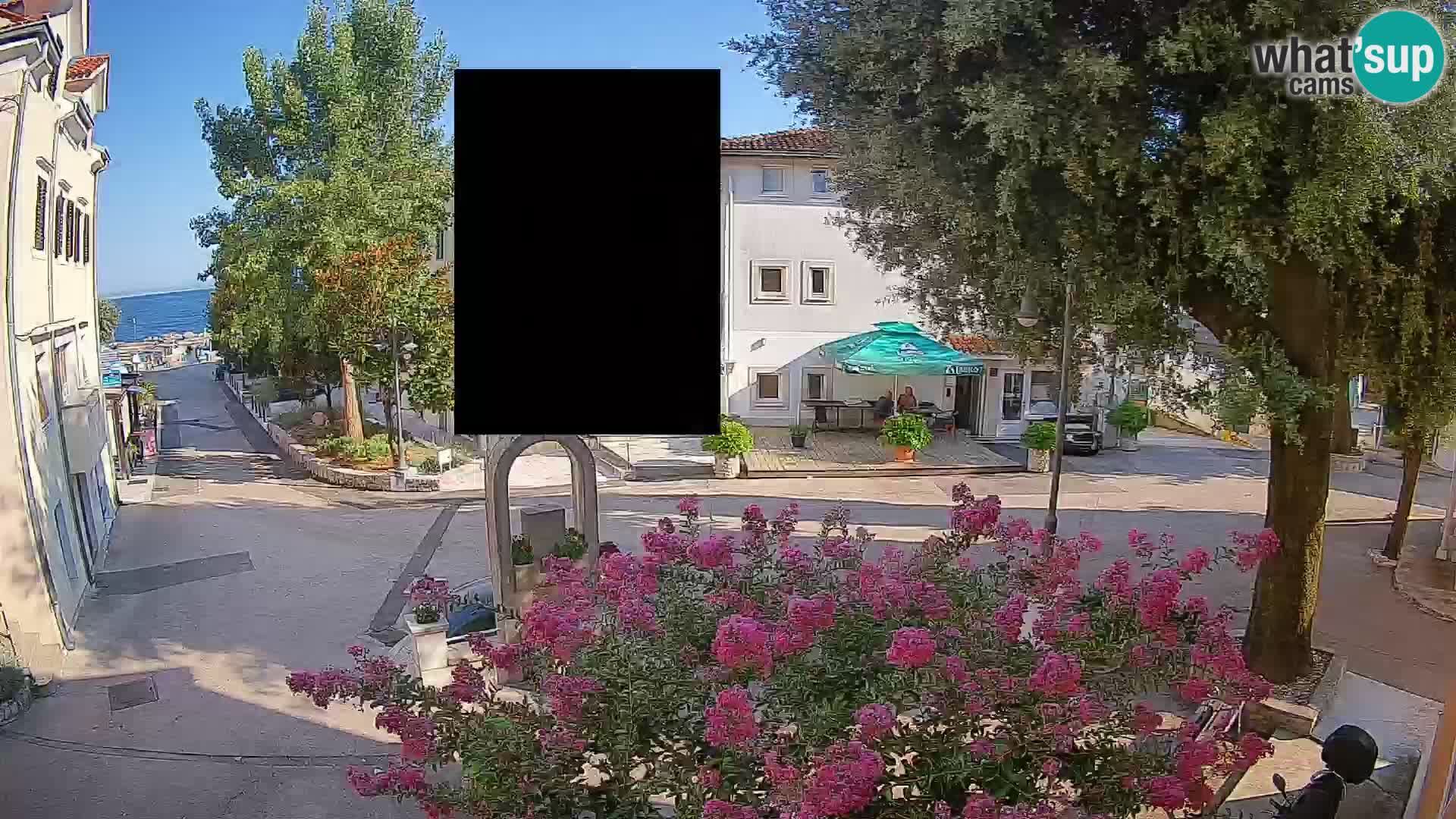 Web kamera centar Mošćeničke Drage – Pogled uživo