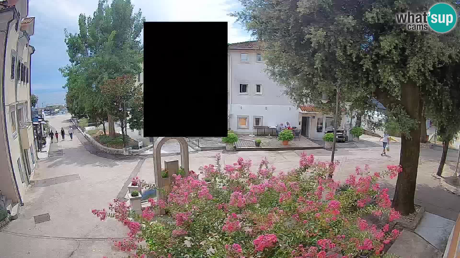 Webcam Centro Draga di Moschiena – Vista live sul centro