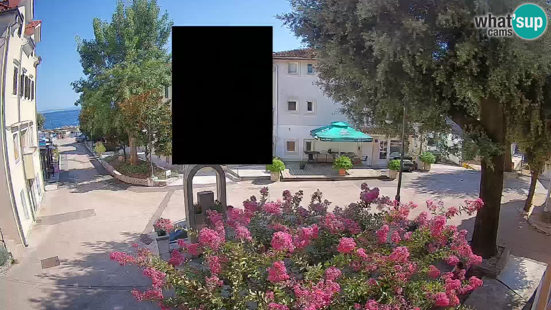 Webcam Mošćenička Draga Zentrum – Liveblick auf das Ortszentrum