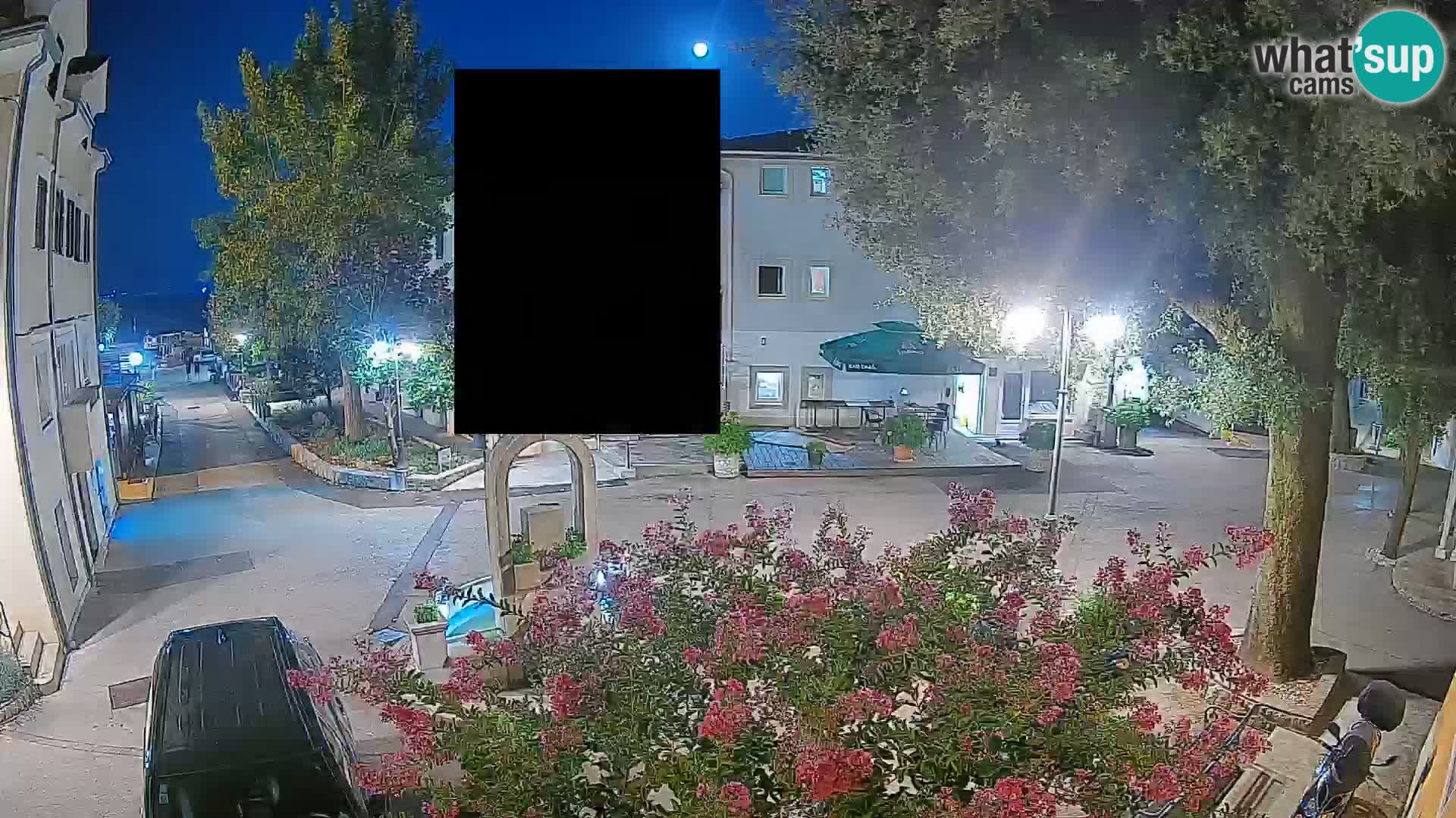 Webcam Mošćenička Draga Center – Live View of the Town Center