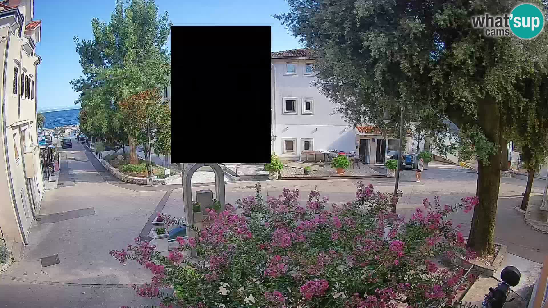 Webcam Mošćenička Draga Center – Live View of the Town Center