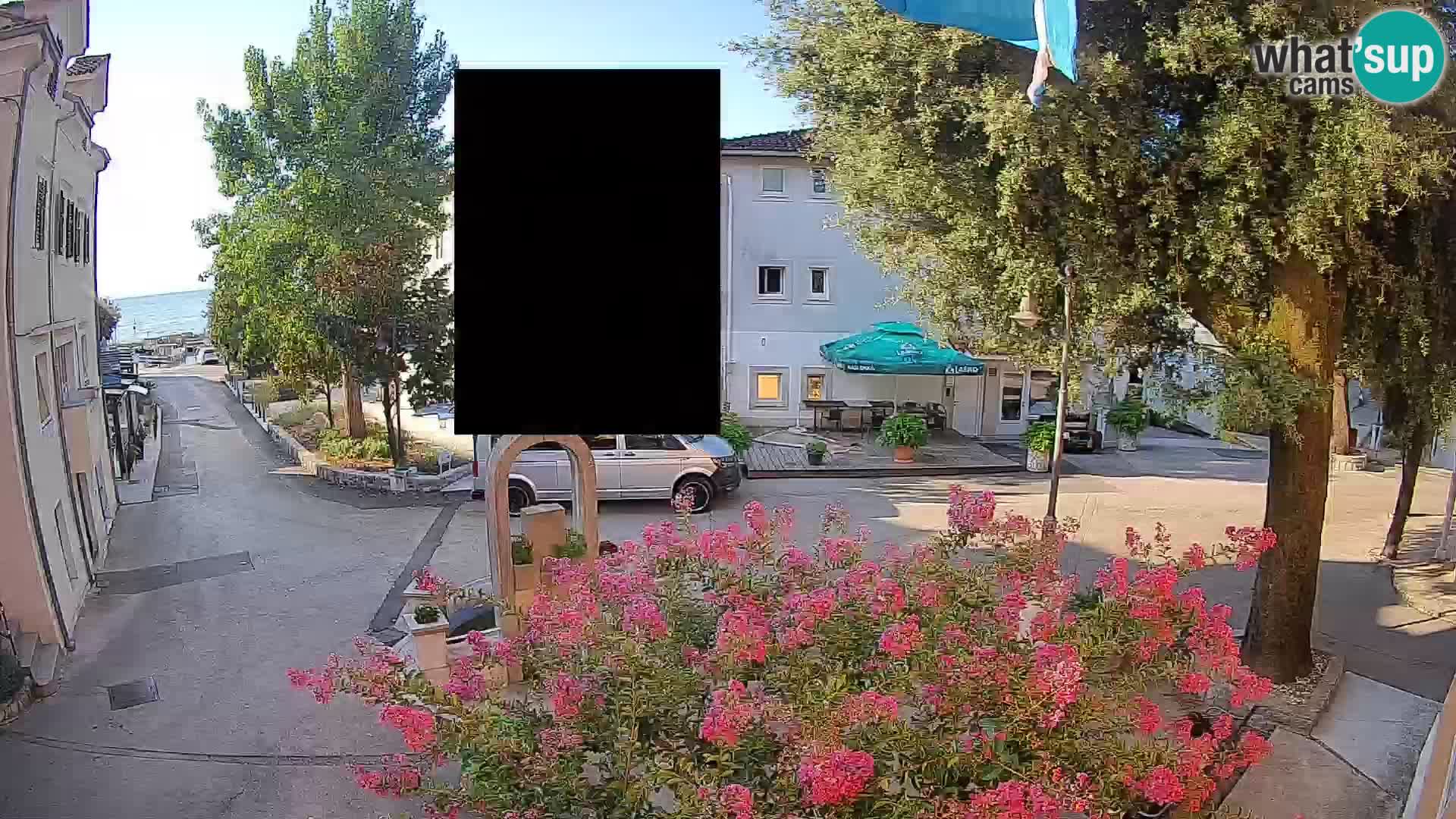 Web kamera centar Mošćeničke Drage – Pogled uživo