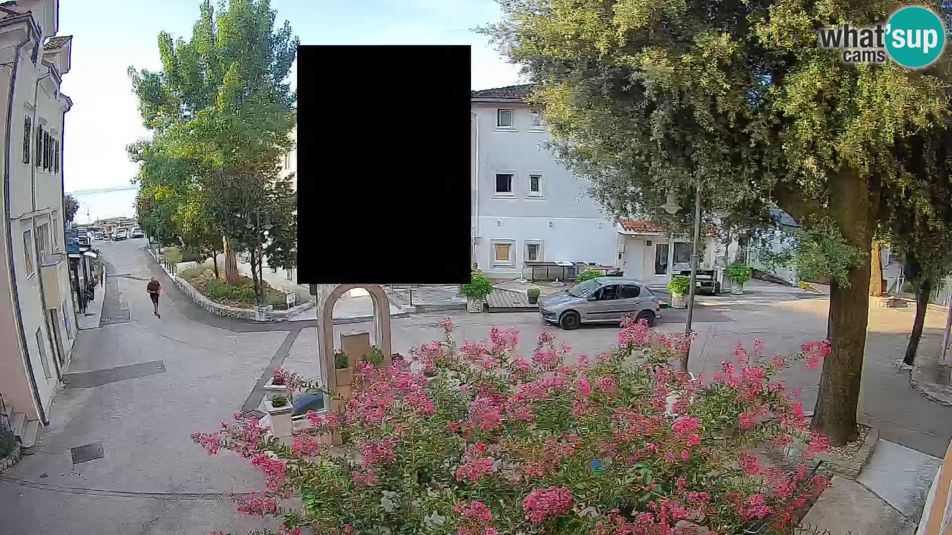 Webcam centre de Mošćenička Draga – Vue en direct du centre-ville
