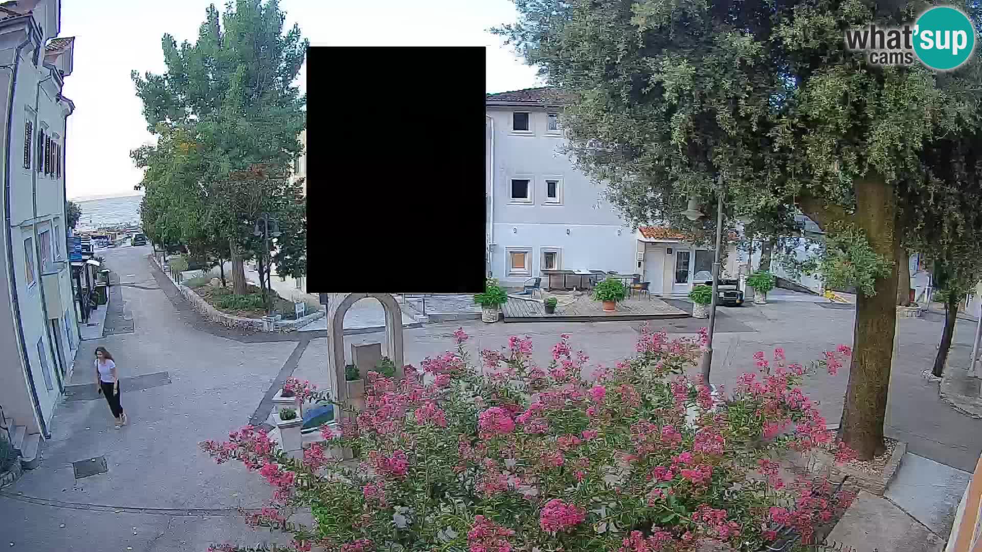 Web kamera centar Mošćeničke Drage – Pogled uživo