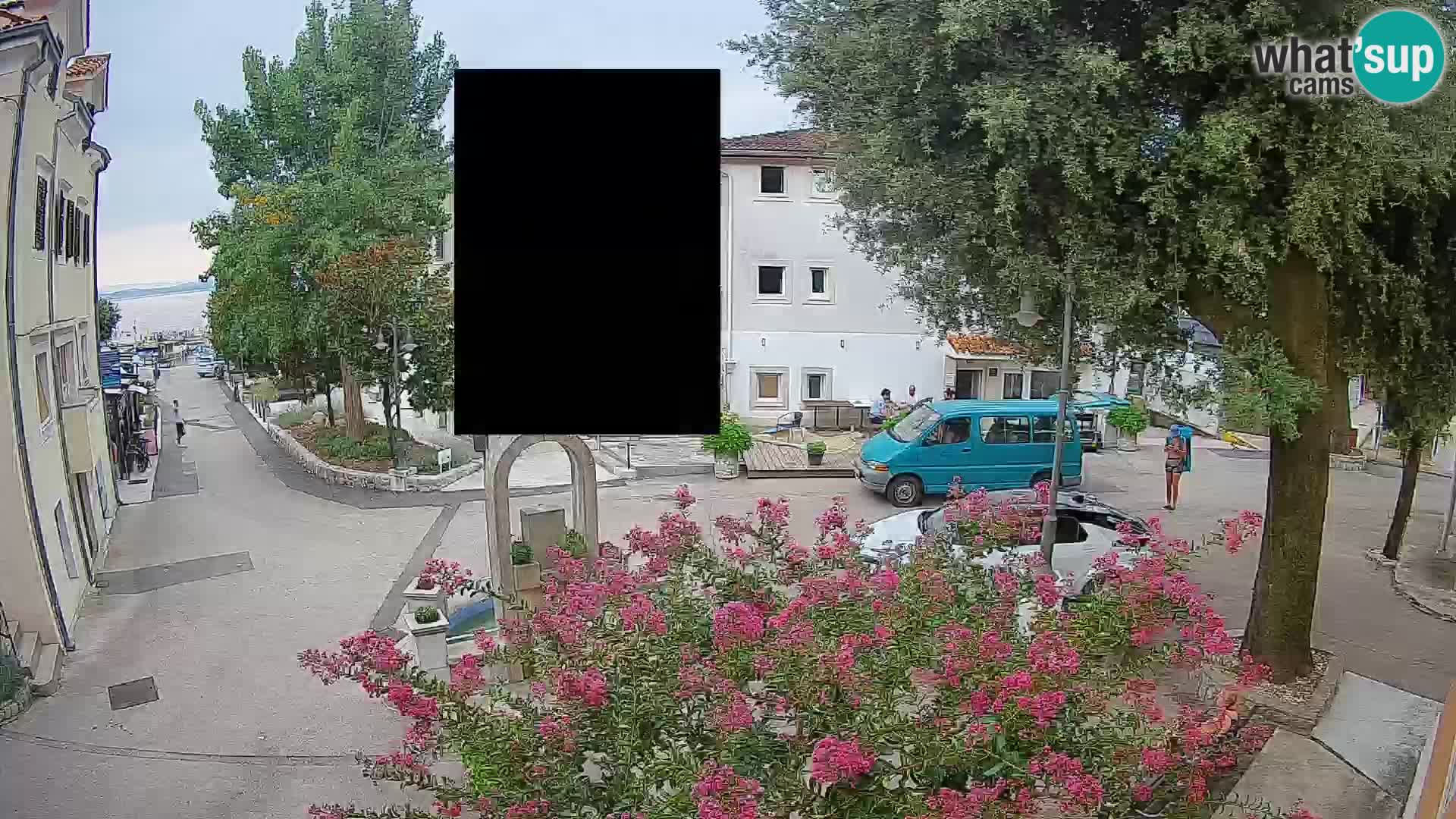 Webcam Mošćenička Draga Center – Live View of the Town Center