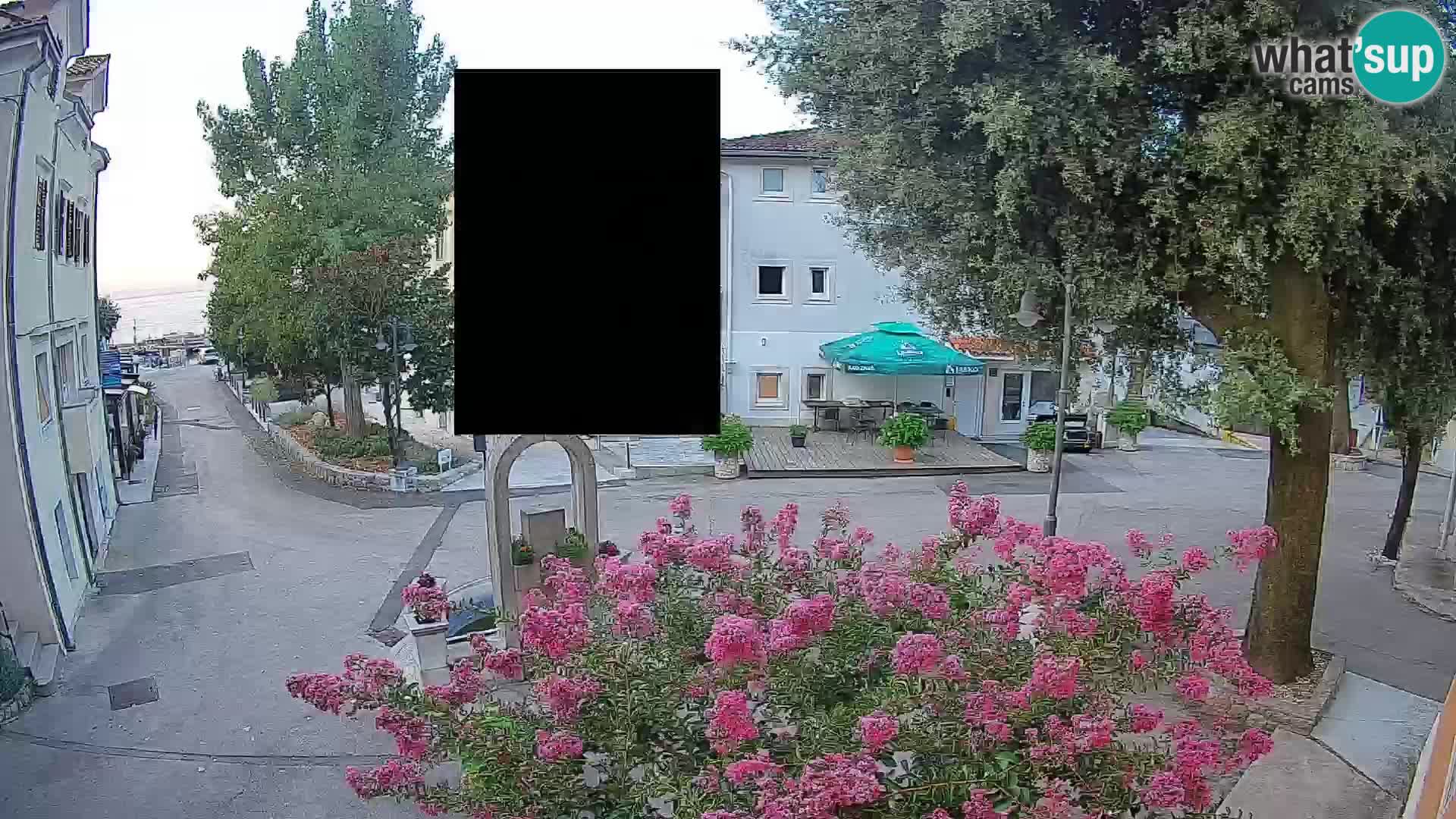 Webcam Mošćenička Draga Center – Live View of the Town Center