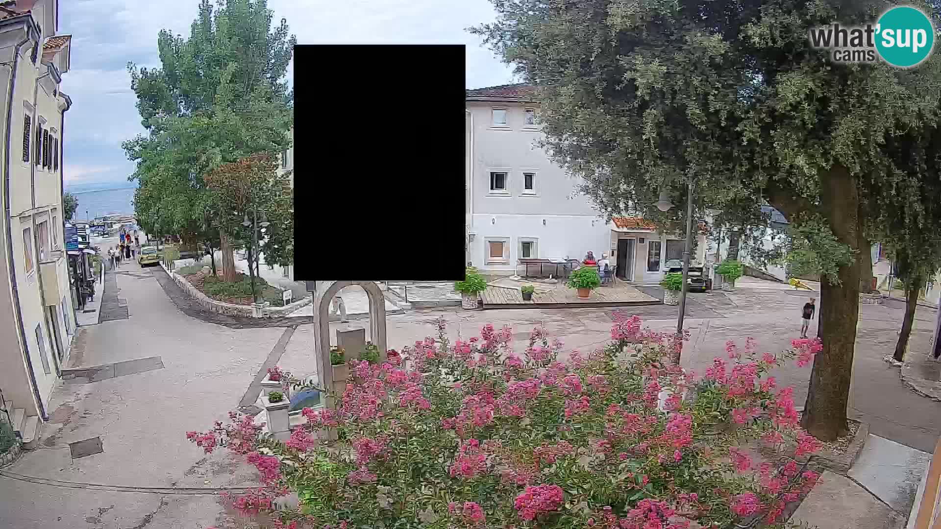 Webcam Mošćenička Draga Zentrum – Liveblick auf das Ortszentrum