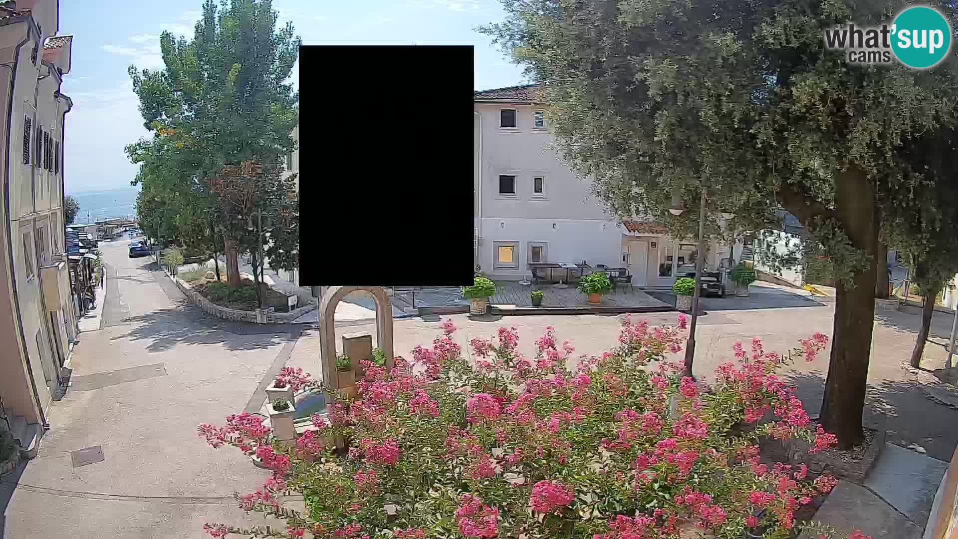 Webcam Mošćenička Draga Zentrum – Liveblick auf das Ortszentrum