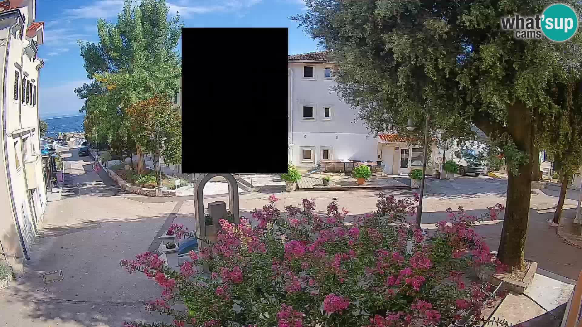 Webcam centre de Mošćenička Draga – Vue en direct du centre-ville