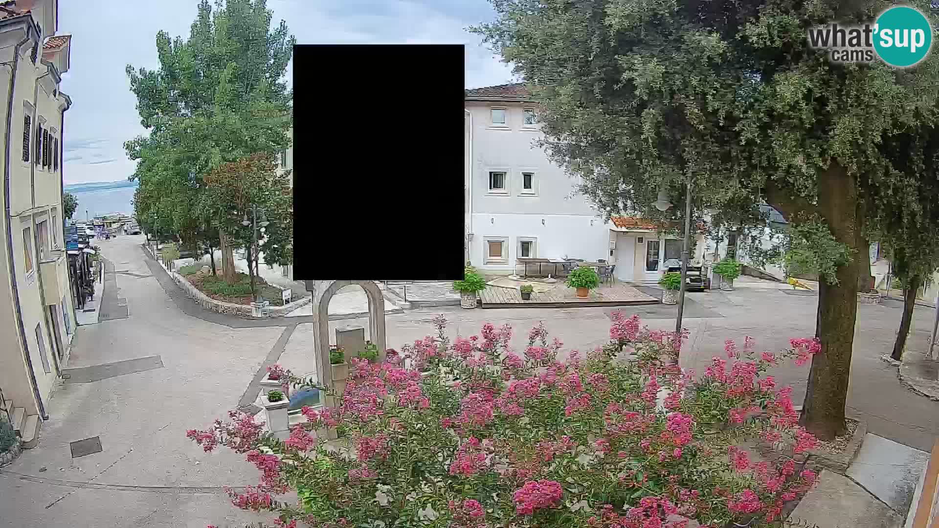 Webcam centre de Mošćenička Draga – Vue en direct du centre-ville