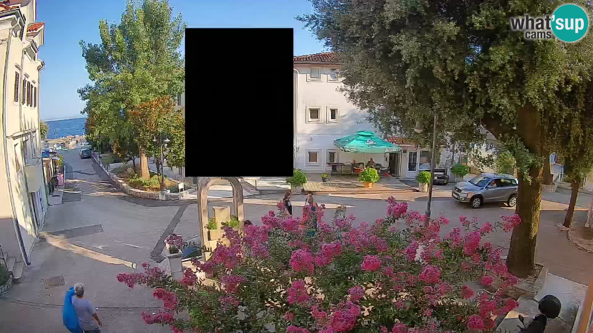 Webcam Mošćenička Draga Center – Live View of the Town Center