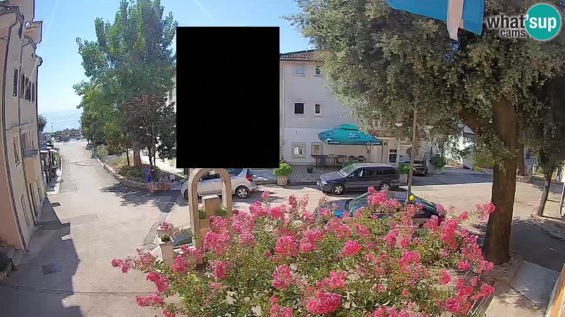 Webcam Mošćenička Draga Zentrum – Liveblick auf das Ortszentrum