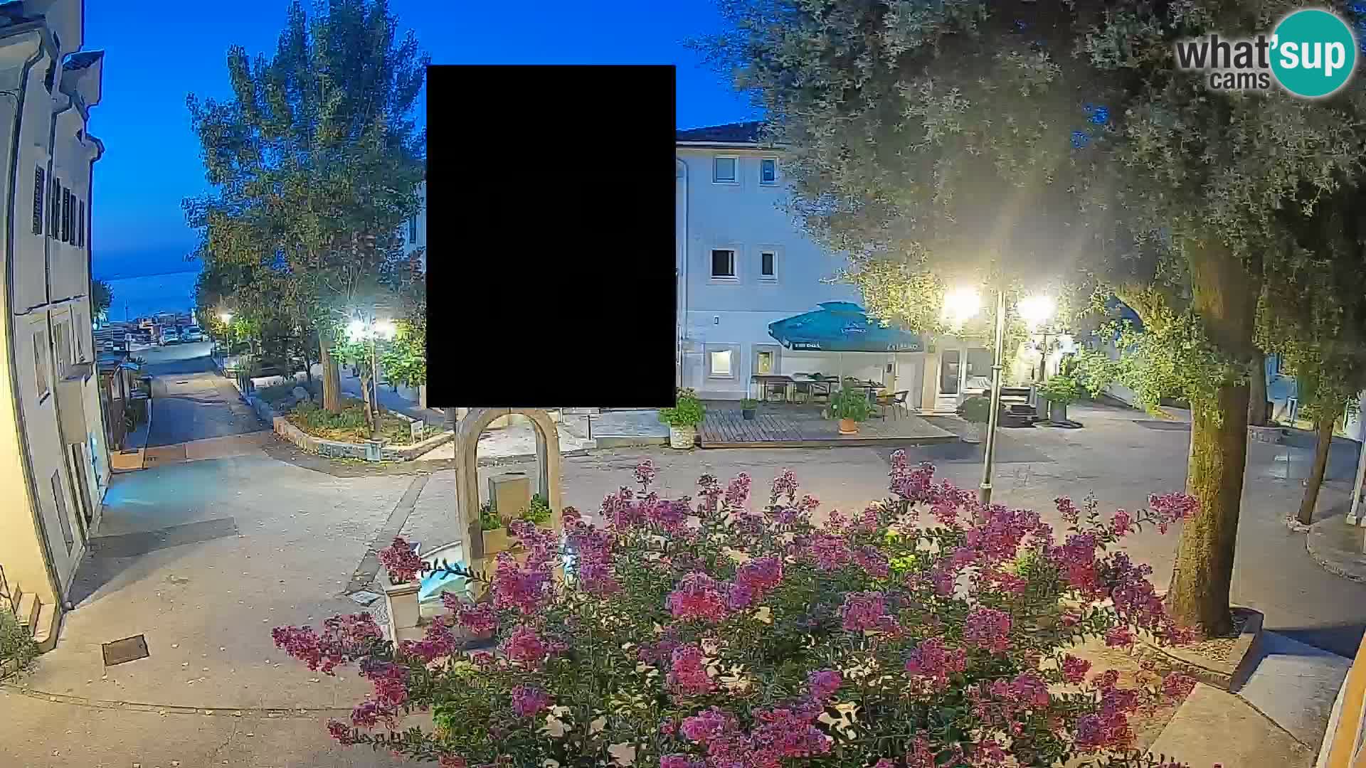 Webcam centre de Mošćenička Draga – Vue en direct du centre-ville
