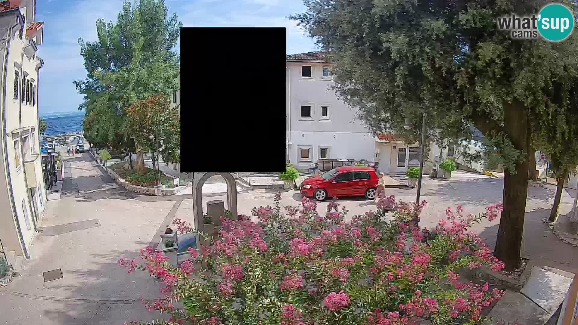 Webcam Mošćenička Draga Zentrum – Liveblick auf das Ortszentrum