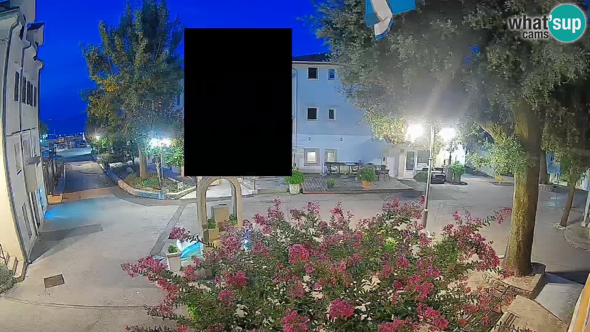 Webcam centre de Mošćenička Draga – Vue en direct du centre-ville