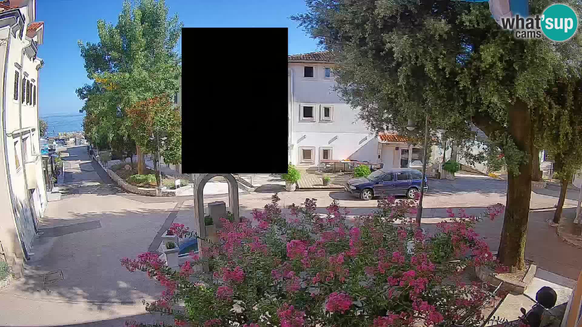 Webcam Mošćenička Draga Zentrum – Liveblick auf das Ortszentrum